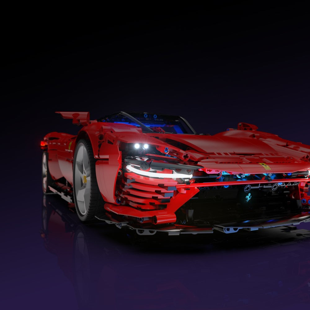 LEGO® Ferrari Daytona SP3 #42143 Light Kit - LED Lighting Set for LEGO Models - Perfect for Display & Nighttime Showcase