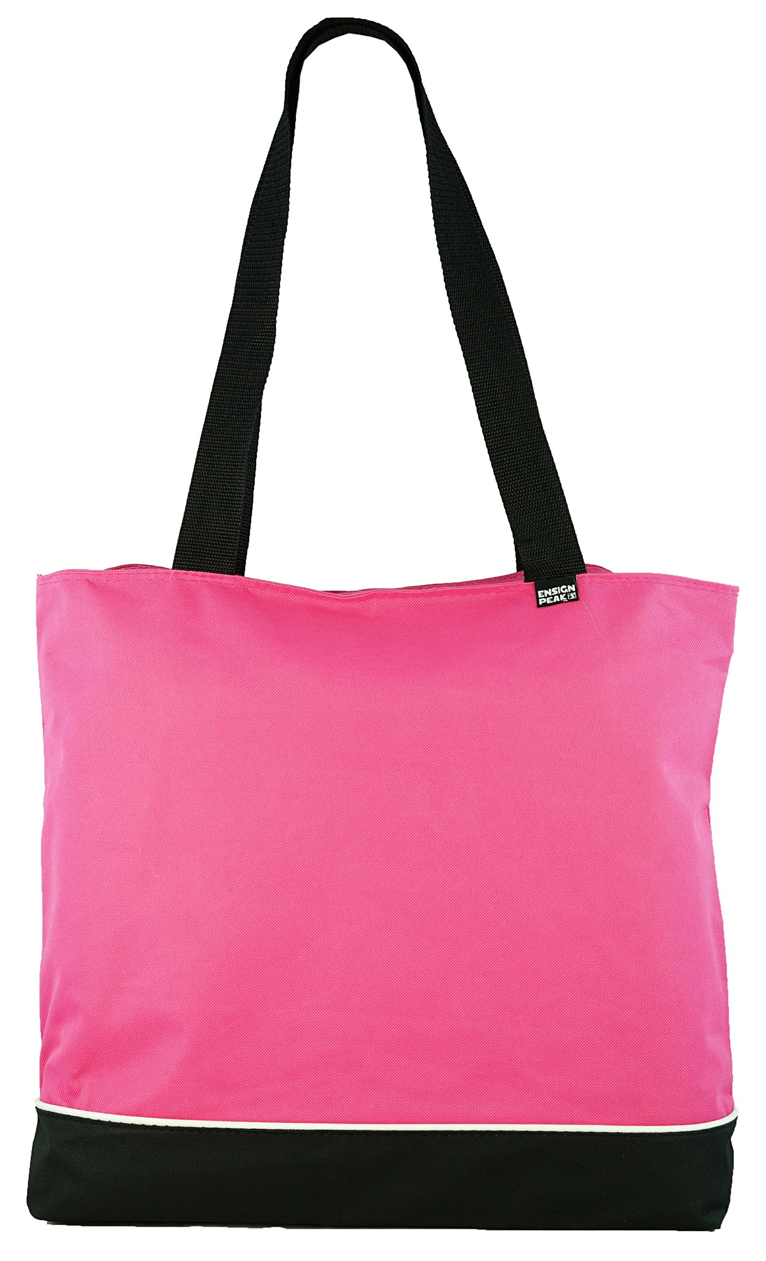 Stylish Zippered Shoulder Tote Bag for Women - Large Capacity Waterproof Work Bag - Perfect for Office, Travel, Shopping & Daily Commute