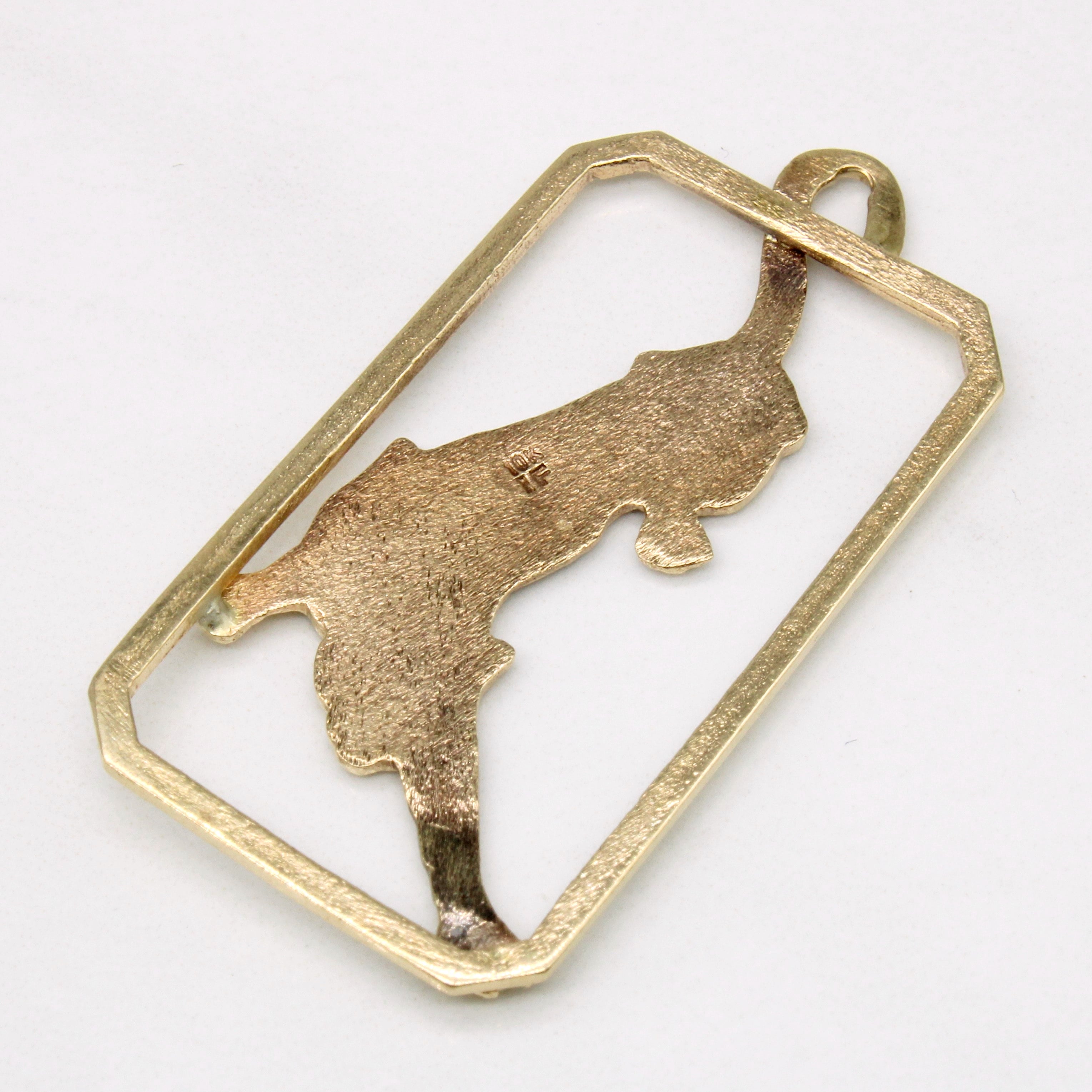 10K Yellow Gold Panther Pendant Necklace for Men & Women - Elegant Animal Jewelry Gift for Birthday, Anniversary & Special Occasions