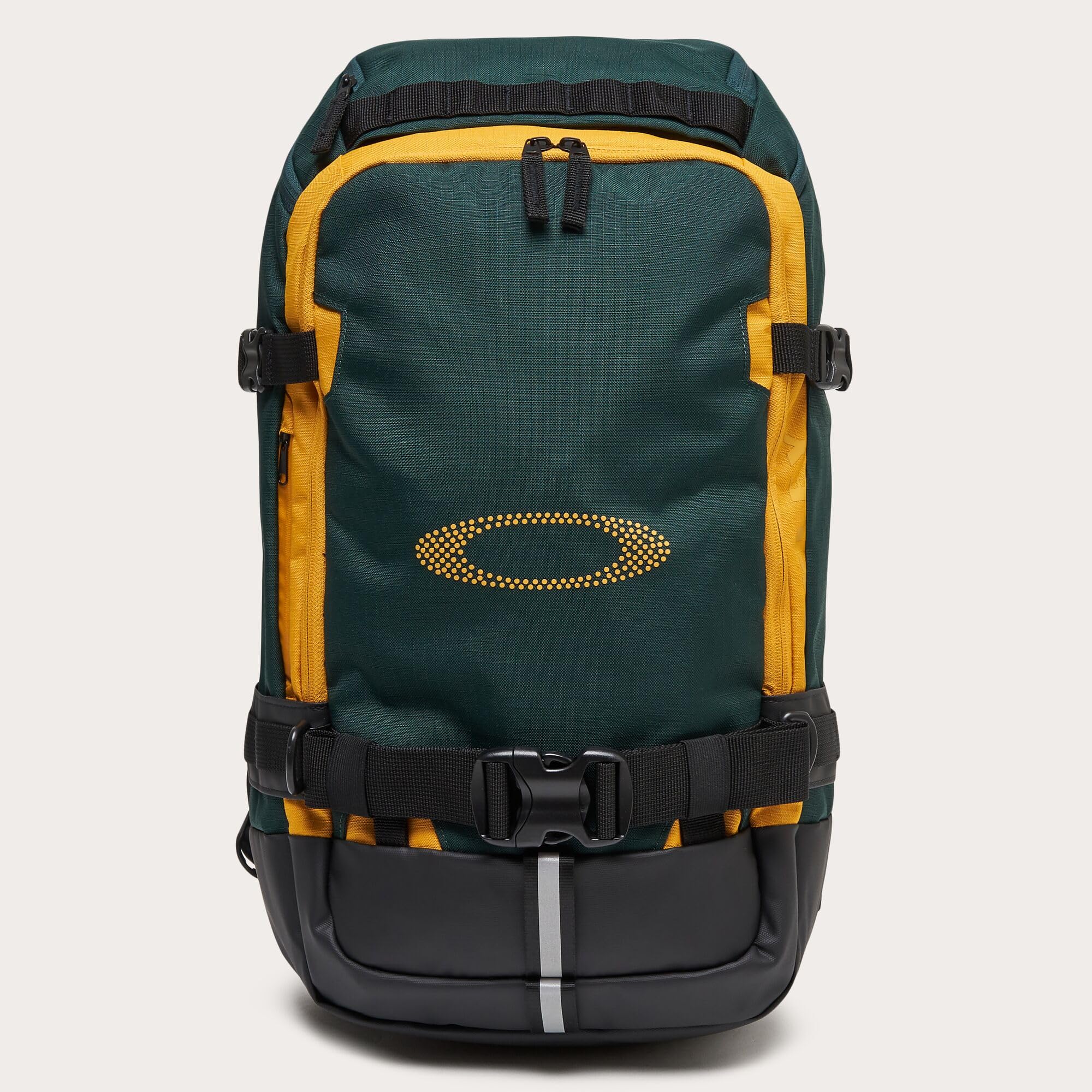 Oakley Peak RC 25L Backpack - Durable Hiking & Travel Backpack with Helmet Holder, Water-Resistant, Hunter Green - Perfect for Outdoor Adventures, Cycling & Commuting