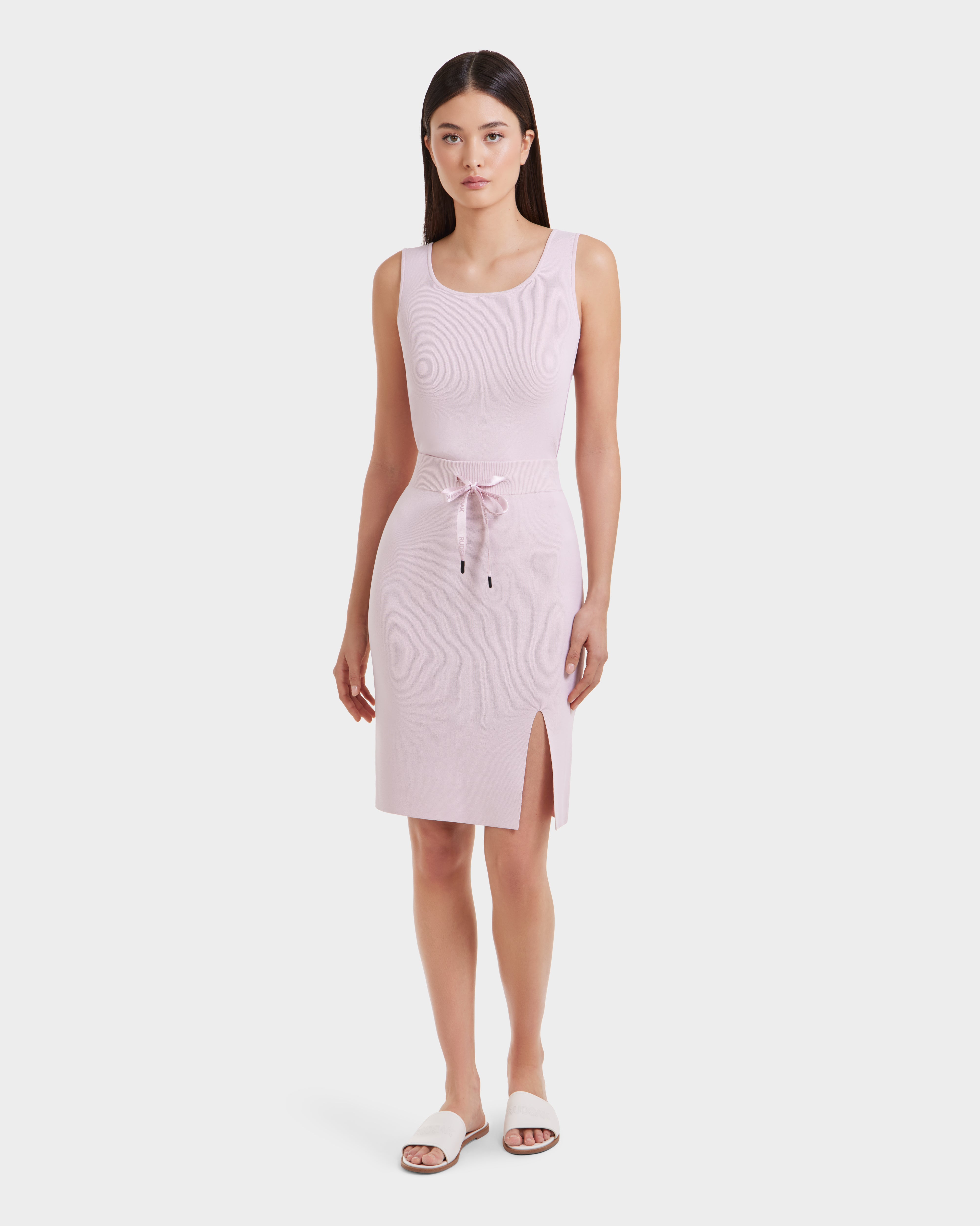 SAMADI L525006 Light Pink Women's Casual Dress - Perfect for Summer Outings, Beach Vacations, and Date Nights