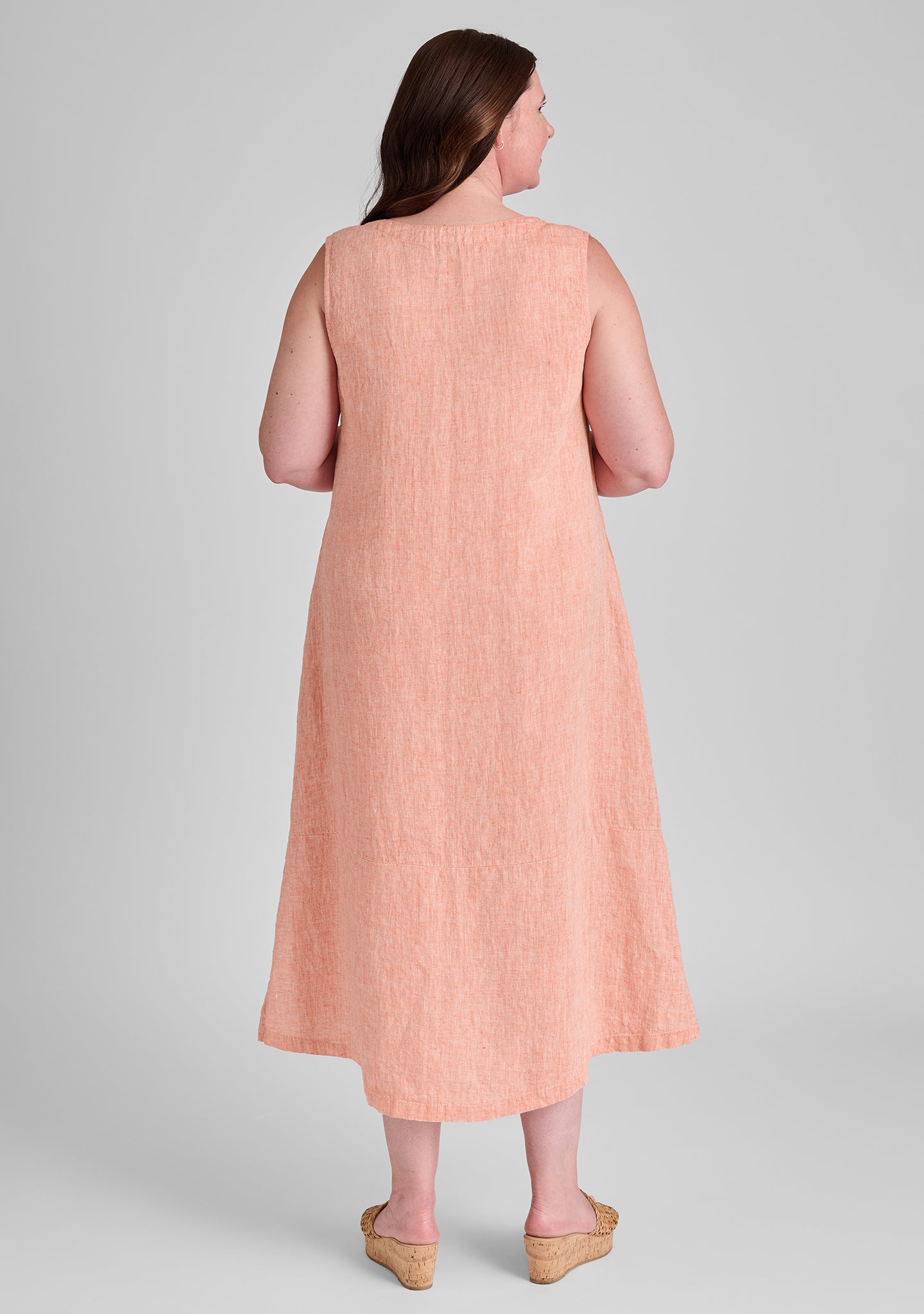 Tahira Linen Dress for Women | Breathable Summer Maxi Dress | Perfect for Beach Vacations, Weddings & Casual Outings