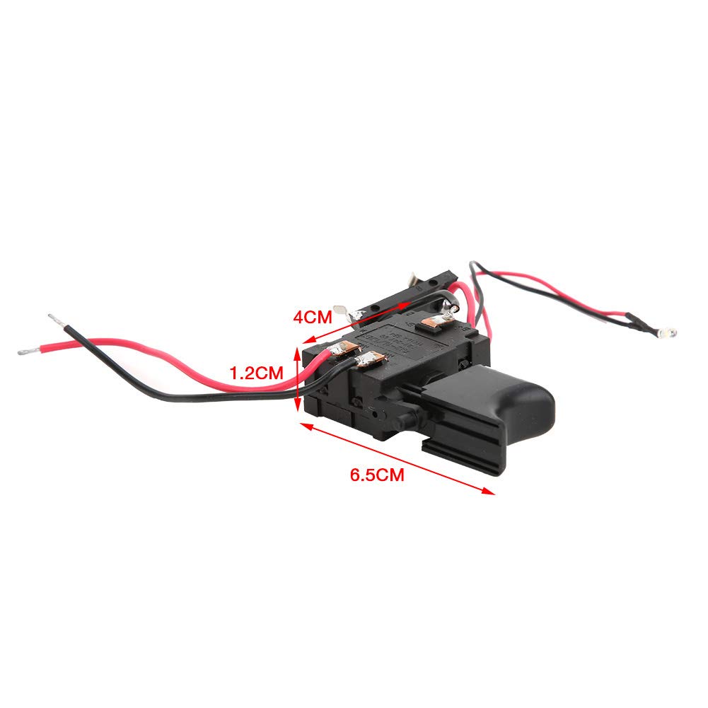 Lithium Battery Drill Switch - Electric Hand Drill Speed Control Replacement for Cordless Power Tools | Perfect for DIY Projects, Home Repairs & Woodworking