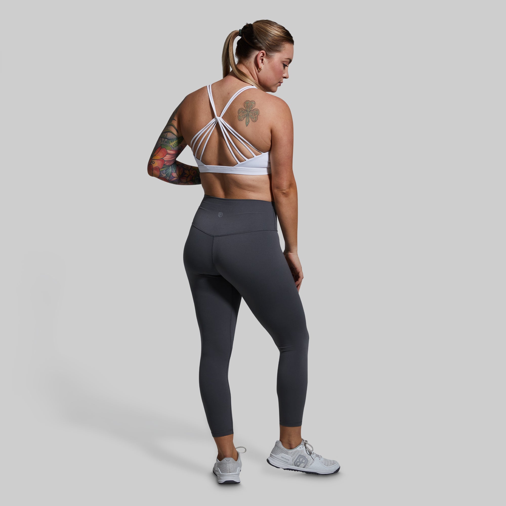 High-Waisted Inspire Legging in Gunmetal - Perfect for Yoga, Running & Workouts | Women's Fitness & Activewear