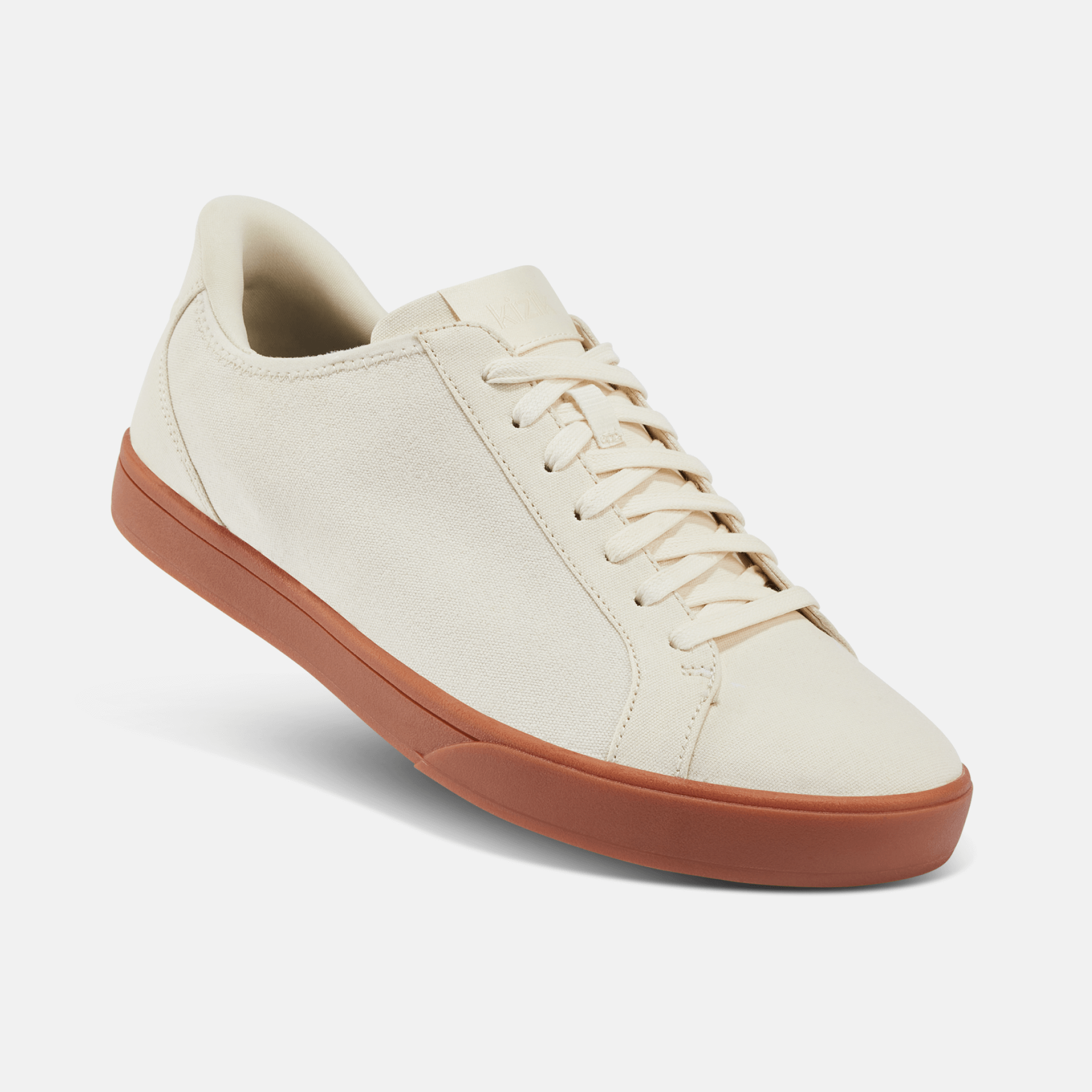 Men's Irvine Sneakers - Pristine White & Gum Sole - Casual Walking Shoes for Men | Perfect for Everyday Wear, Gym & Outdoor Activities