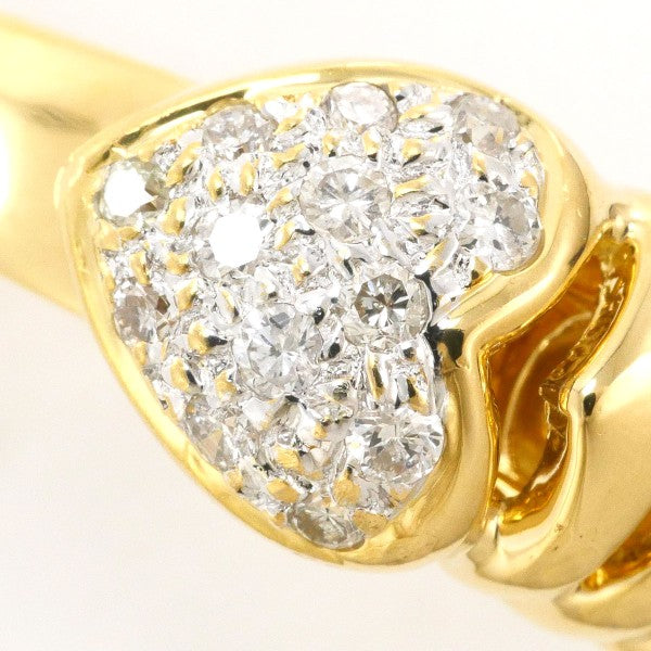 18K Yellow Gold & White Gold Diamond Ring for Women - Elegant Wedding, Engagement, Anniversary Jewelry Gift - Perfect for Proposals, Bridal Sets & Special Occasions