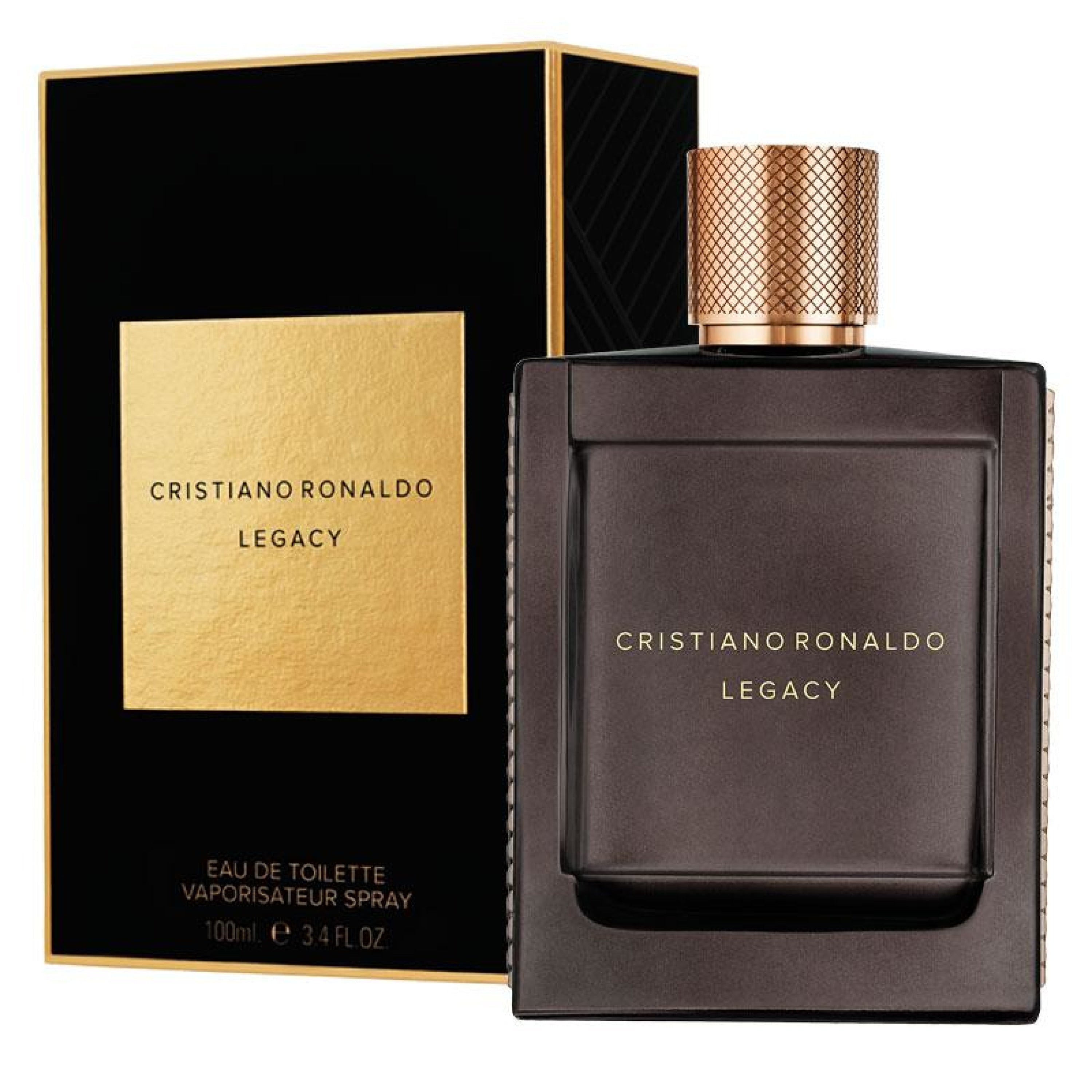 Cristiano Ronaldo Legacy 100ML Eau de Toilette Spray for Men - Fresh & Masculine Cologne for Everyday Wear, Date Night & Special Occasions