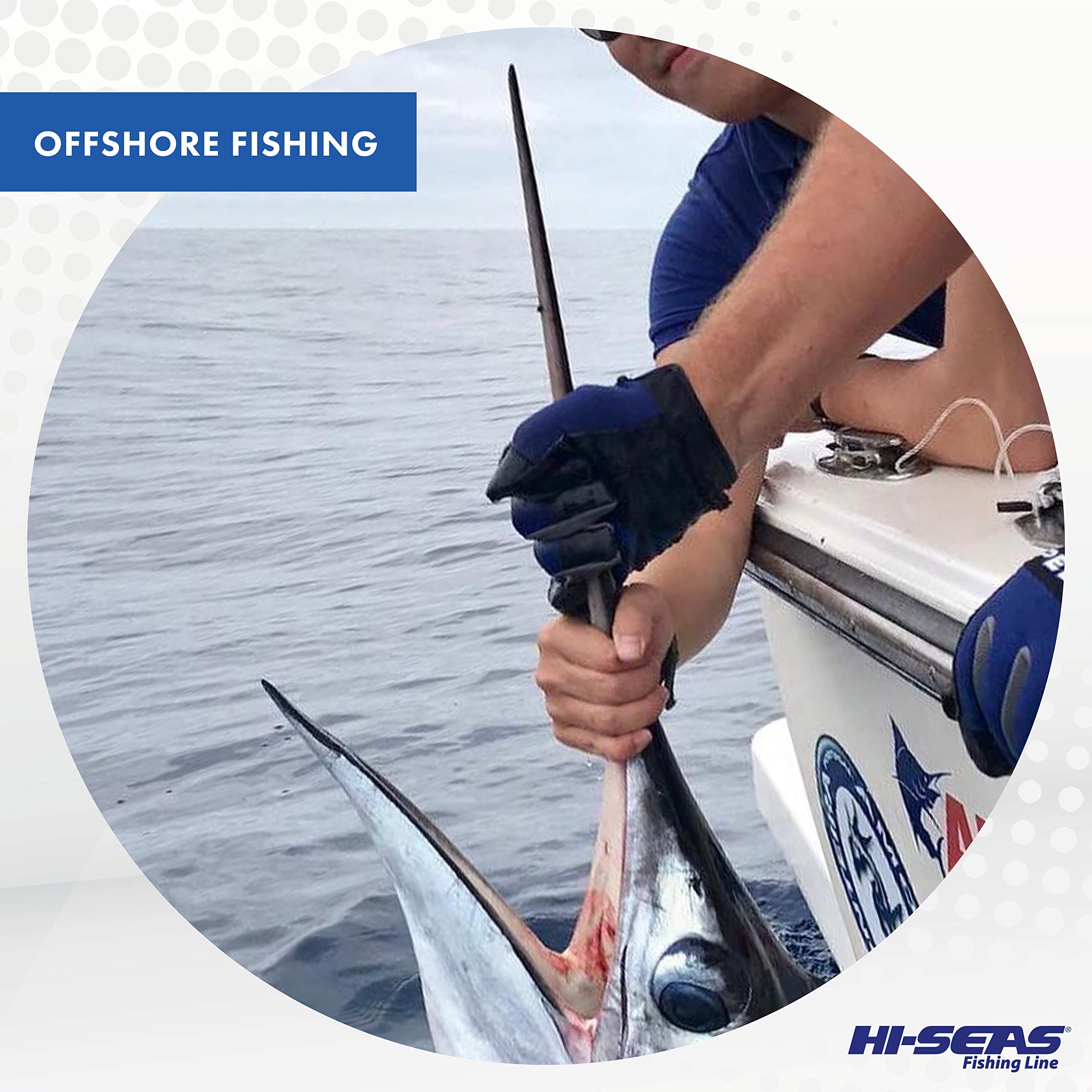 HI-SEAS Quattro Monofilament Fishing Line - Low-Visibility 4 Color Camo, Ultra Strong & Durable Saltwater Fishing Line for Bass, Trout, and Offshore Fishing | Perfect for Freshwater & Saltwater Anglers