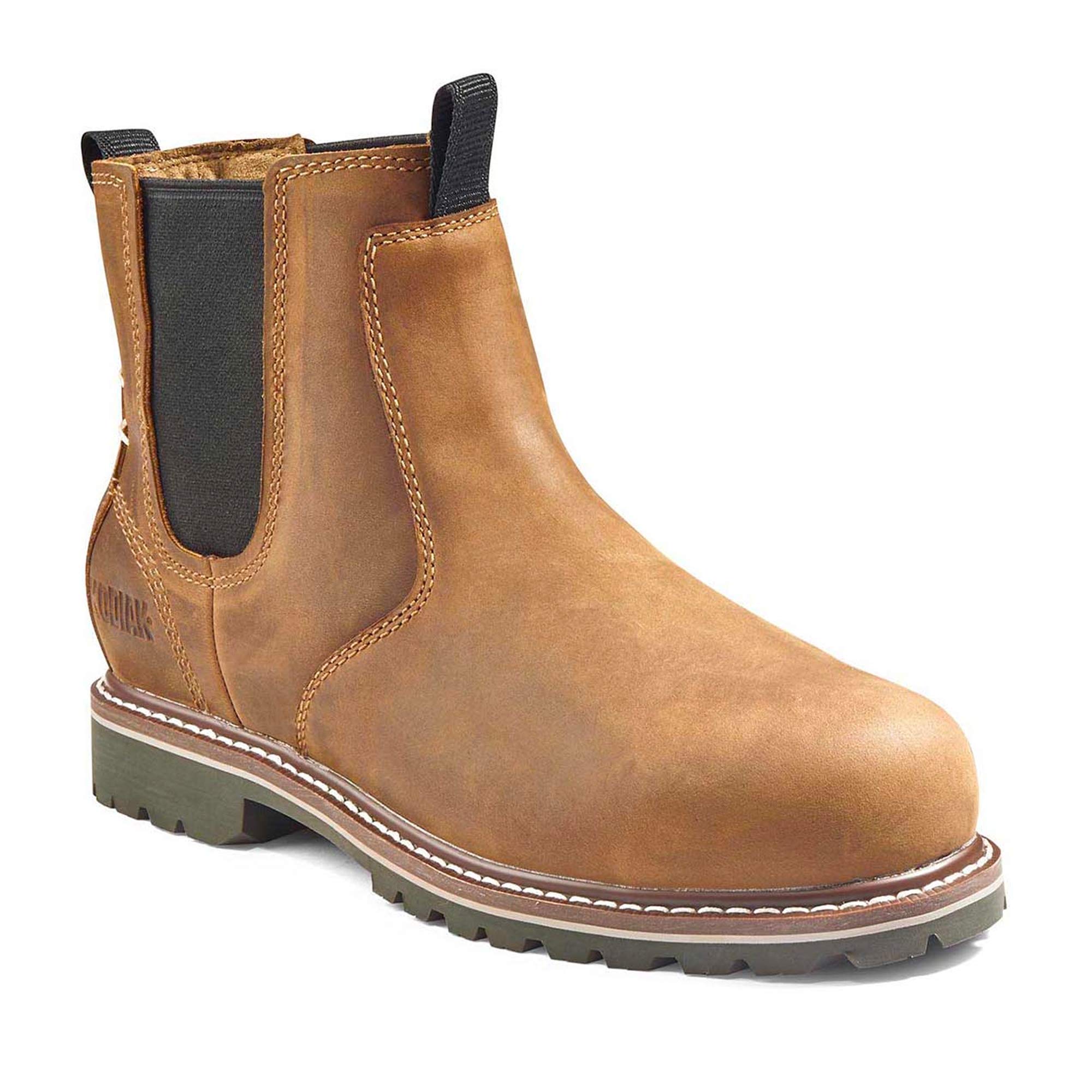 Kodiak Women's Bralorne Composite Toe Waterproof Chelsea Work Boots - Slip Resistant Safety Shoes for Construction, Warehouse & Outdoor Jobs