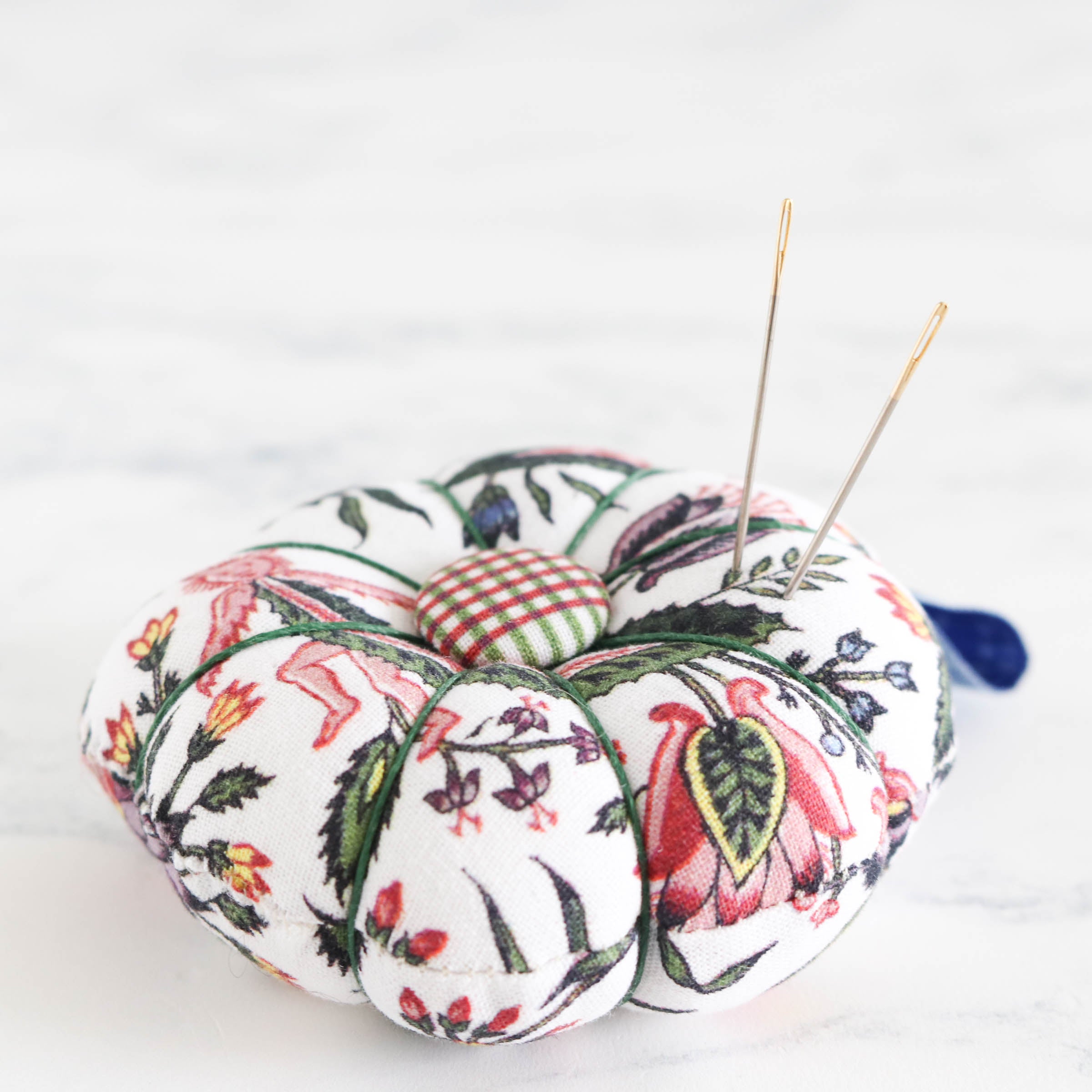 Maison Sajou Premium Fabric Pincushion - Coquecigrues Design for Sewing, Quilting & Crafting | Perfect Gift for Tailors & DIY Enthusiasts