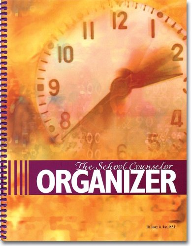 Professional School Counselor Organizer Planner - Essential Tool for Academic Advisors & Guidance Counselors - Perfect for Scheduling, Student Records & Meeting Notes