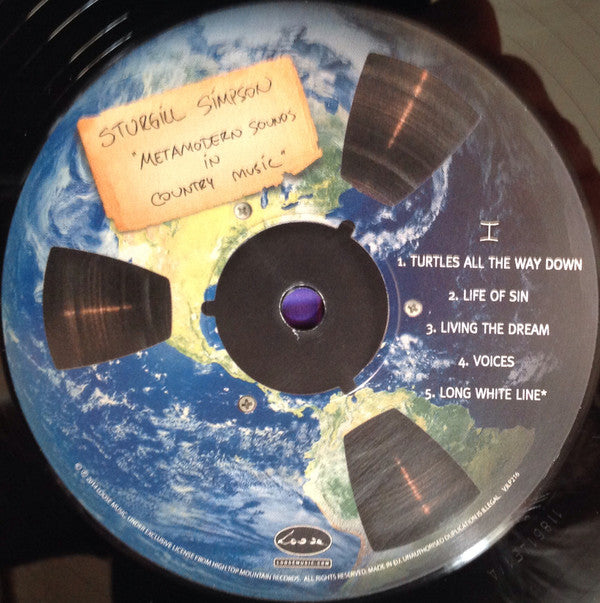 Sturgill Simpson - Metamodern Sounds In Country Music LP Vinyl Record Album (Near Mint NM/M Condition) - Perfect for Country Music Collectors & Vinyl Enthusiasts