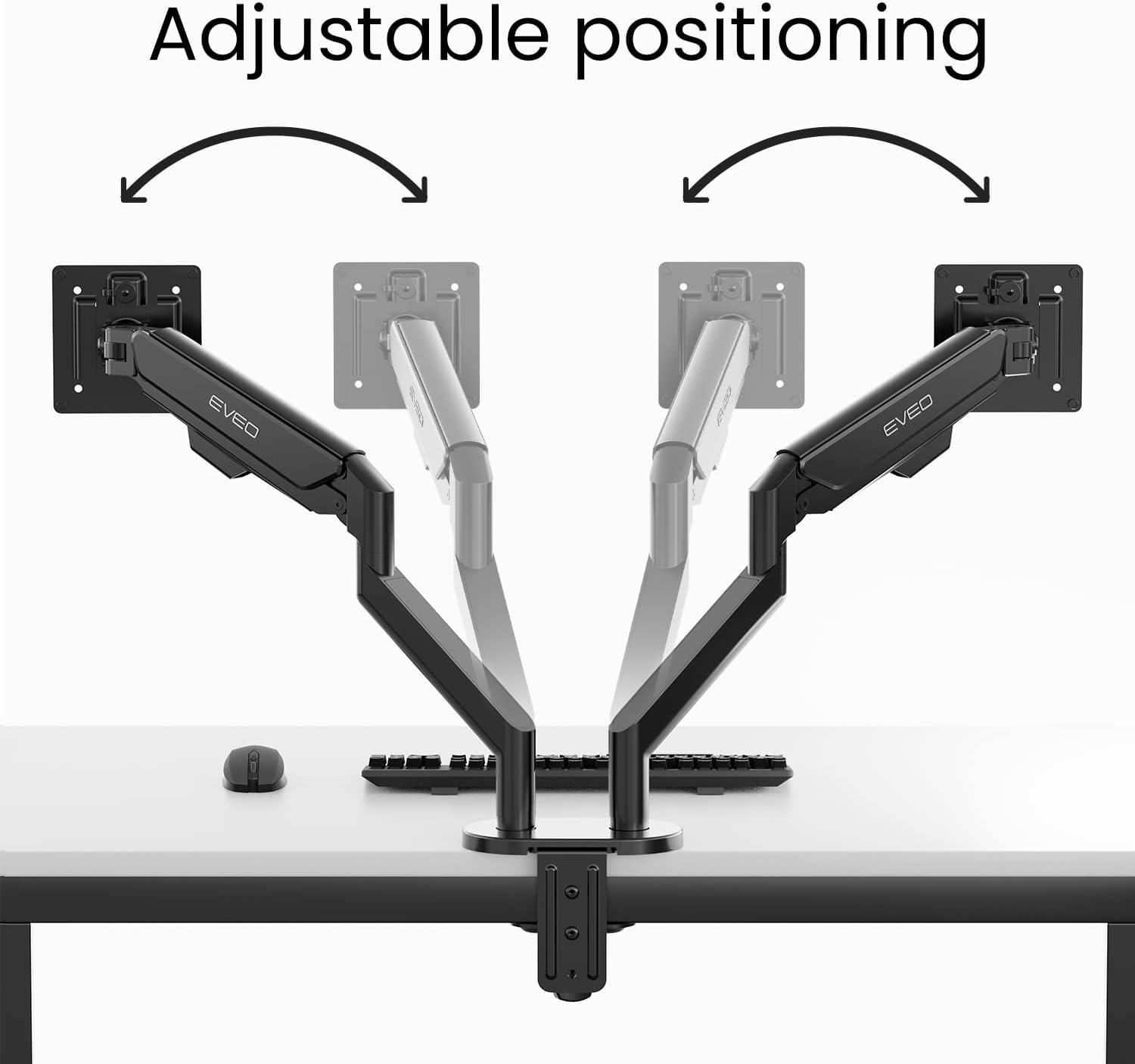 EVEO Premium Dual Monitor Stand for 14