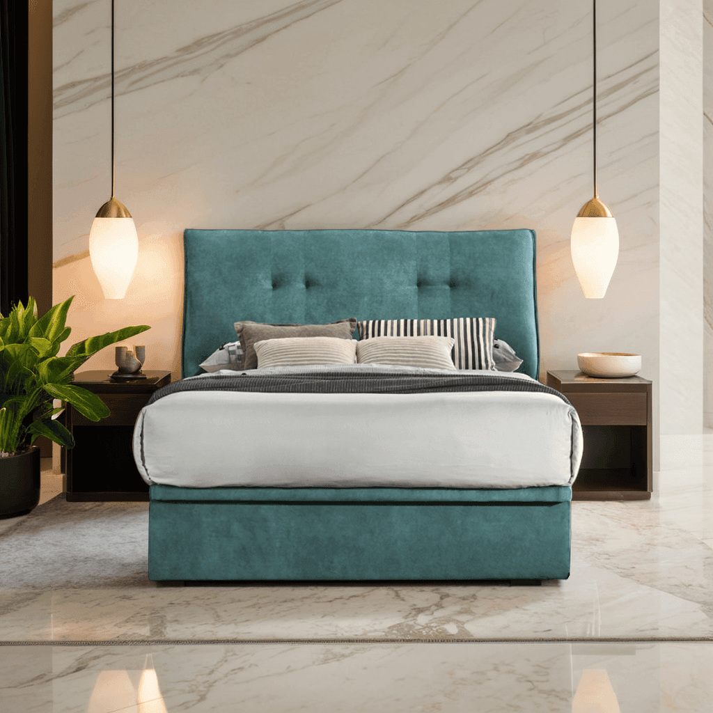 Kerelle Fabric Storage Bed with Underbed Drawers - Space Saving Bed Frame for Small Rooms, Dorm, Apartment | Perfect for Extra Storage & Organization