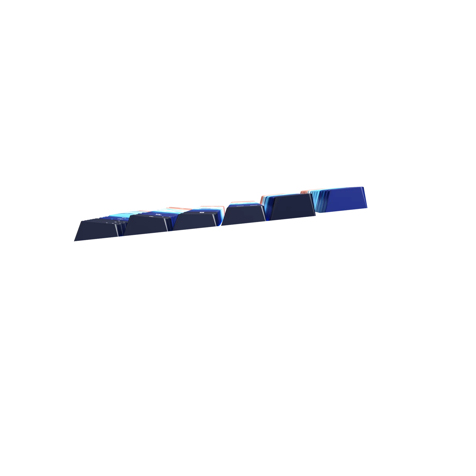 High Tide Keycaps for Mechanical Keyboards - Custom Cherry MX Keycaps for Gaming & Typing - Perfect for PC, Mac & Laptop Keyboards