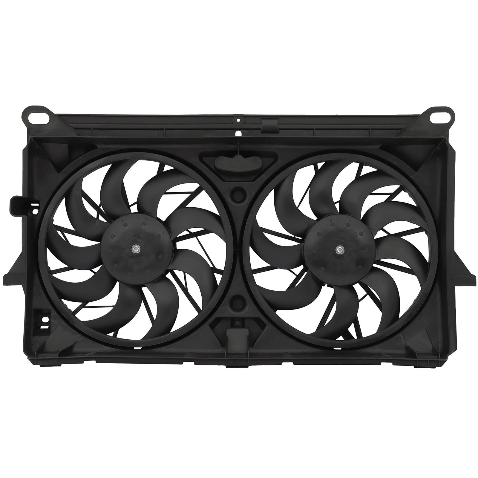 SCITOO GM3115212 Electric Radiator Condenser Engine Dual Cooling Fan Compatible with 2005-2006 Cadillac Escalade ESV/EXT & 2005-2006 Chevrolet Avalanche 1500/2500 - Perfect for Engine Cooling & Overheating Prevention