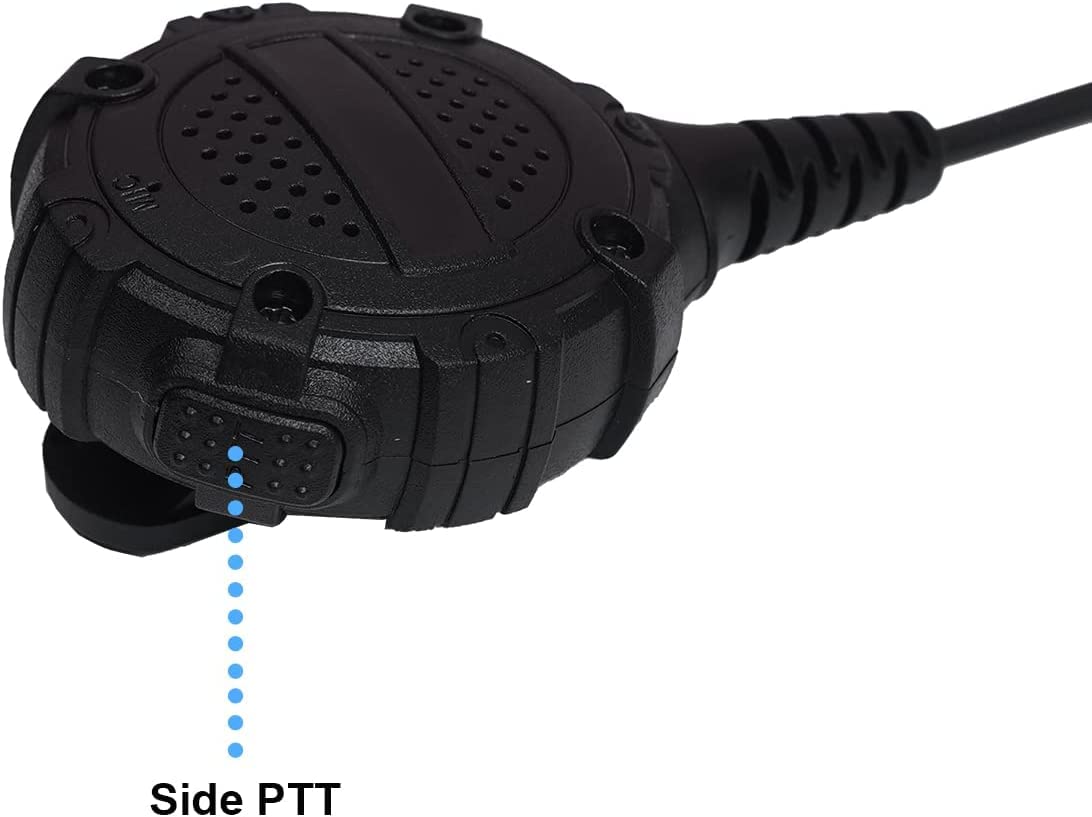 TDYU Speaker Microphone for Baofeng & Kenwood Walkie Talkies - Compatible with UV-5R, BF-888S, Retevis H-777, RT21, RT22, PUXING, Arcshell 2 Way Radios - Perfect for Outdoor Adventures, Construction Sites & Emergency Communication
