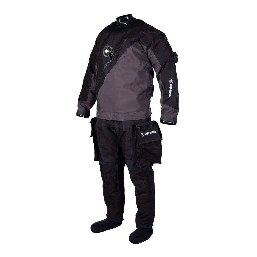 Apeks Thermiq Dry Advance Men's Diving Dry Suit Size M - Warm & Waterproof for Cold Water Scuba Diving & Spearfishing