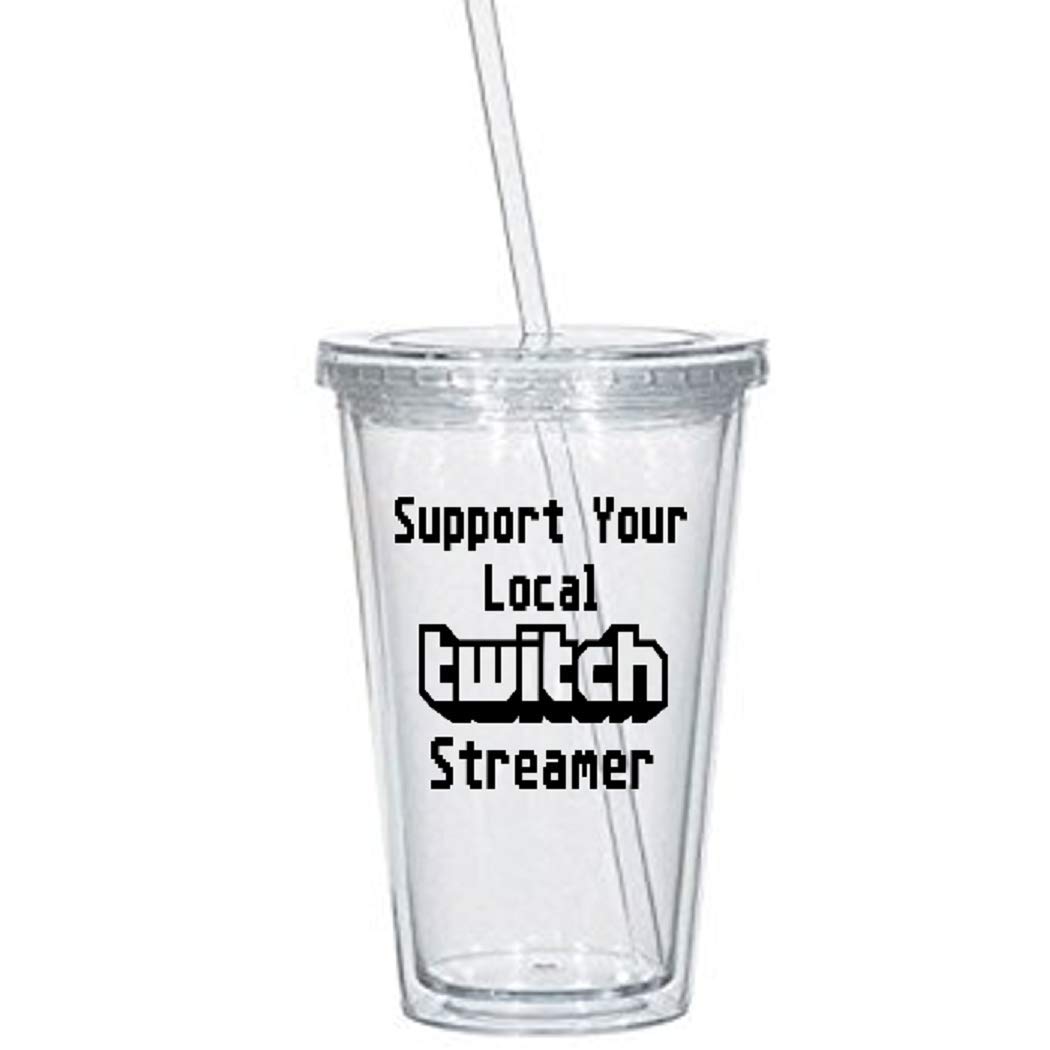 Twitch Streamer Tumbler Cup - Insulated Gaming Mug for Coffee & Tea - Perfect for Esports Fans, Video Game Lovers & Content Creators - Great Gift for Gamers & Stream Supporters