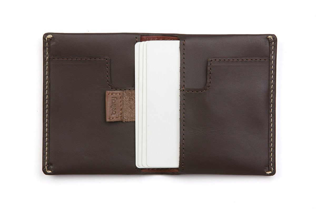 Bellroy Slim Sleeve Wallet - Ultra Thin Minimalist RFID Blocking Leather Wallet for Men - Perfect for Everyday Carry, Travel & Business Use