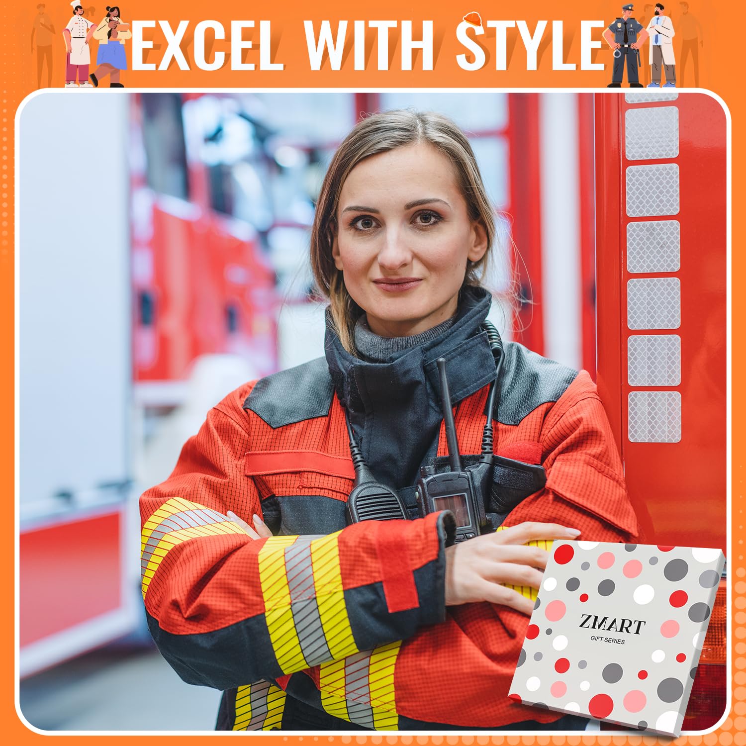 Funny Novelty Socks for Firefighters, Lawyers, Veterinarians, Dentists & Police - Perfect Gift for Men & Women - Great for Work, Holidays & Special Occasions