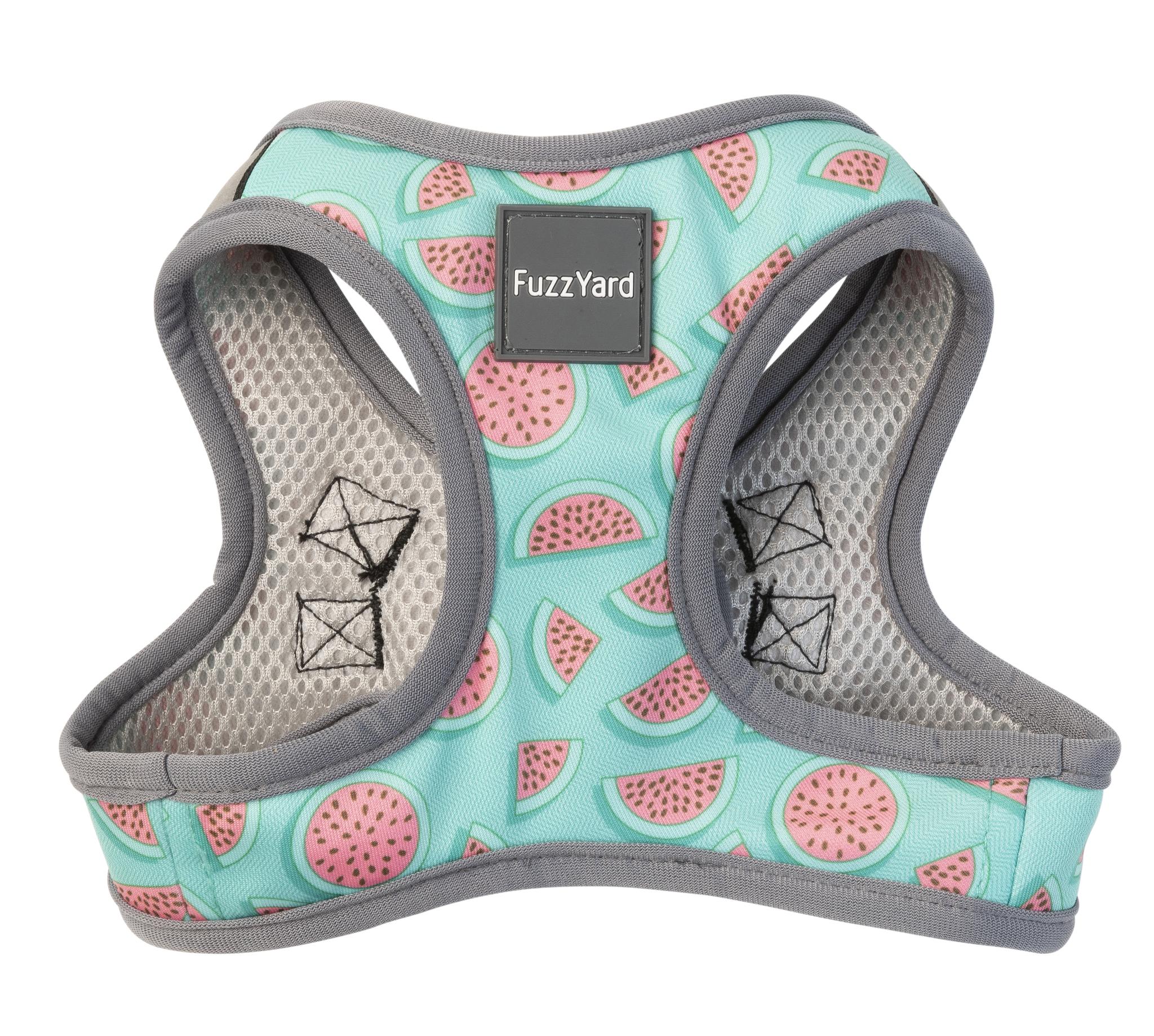 Fuzzyard Summer Punch Dog Step-In Harness - Adjustable Pet Vest for Small & Medium Dogs - Perfect for Walking, Hiking & Outdoor Adventures