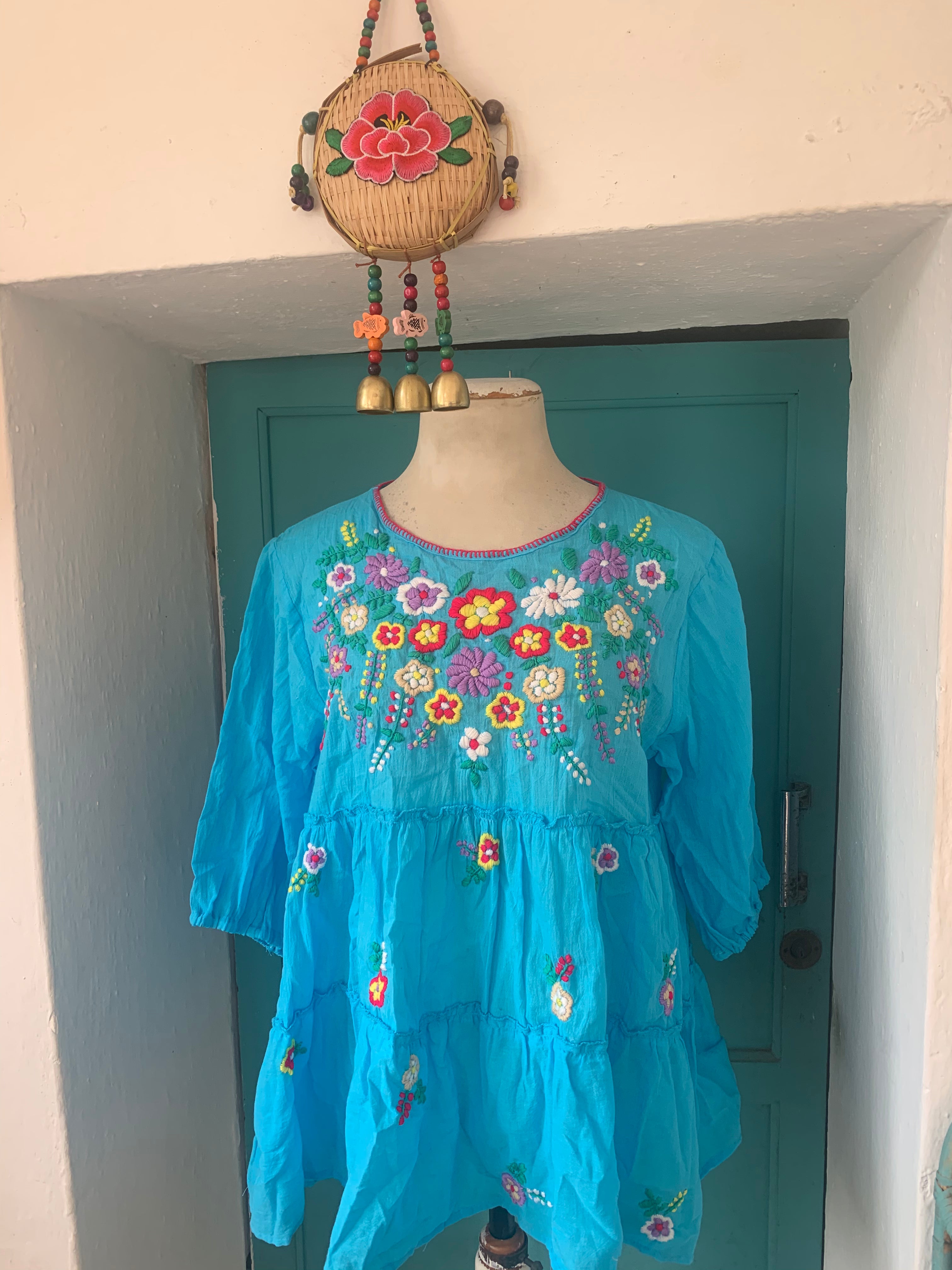 Bohemian Floral Blouse for Women - Stylish Boho Chic Top for Casual Wear & Festivals | Perfect for Summer Outfits & Beach Vacations