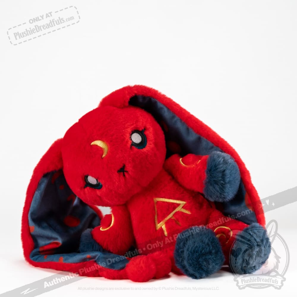 Plushie Dreadfuls Sickle Cell Anemia Awareness Rabbit - Soft Stuffed Animal Toy for Kids & Adults | Perfect for Comfort, Education, and Disease Awareness Gifts