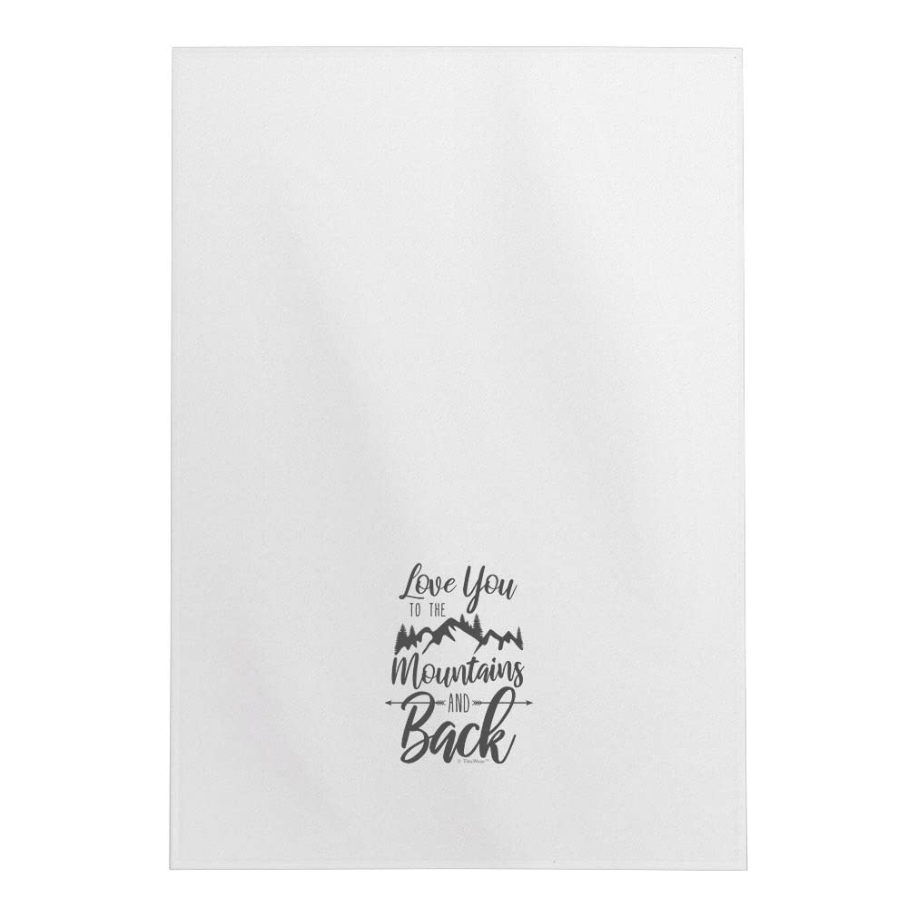 2 Pack White Kitchen Tea Towels - Durable & Absorbent Dish Towels for Cooking & Cleaning - Perfect for Home Decor, Gifts & Rustic Farmhouse Kitchens