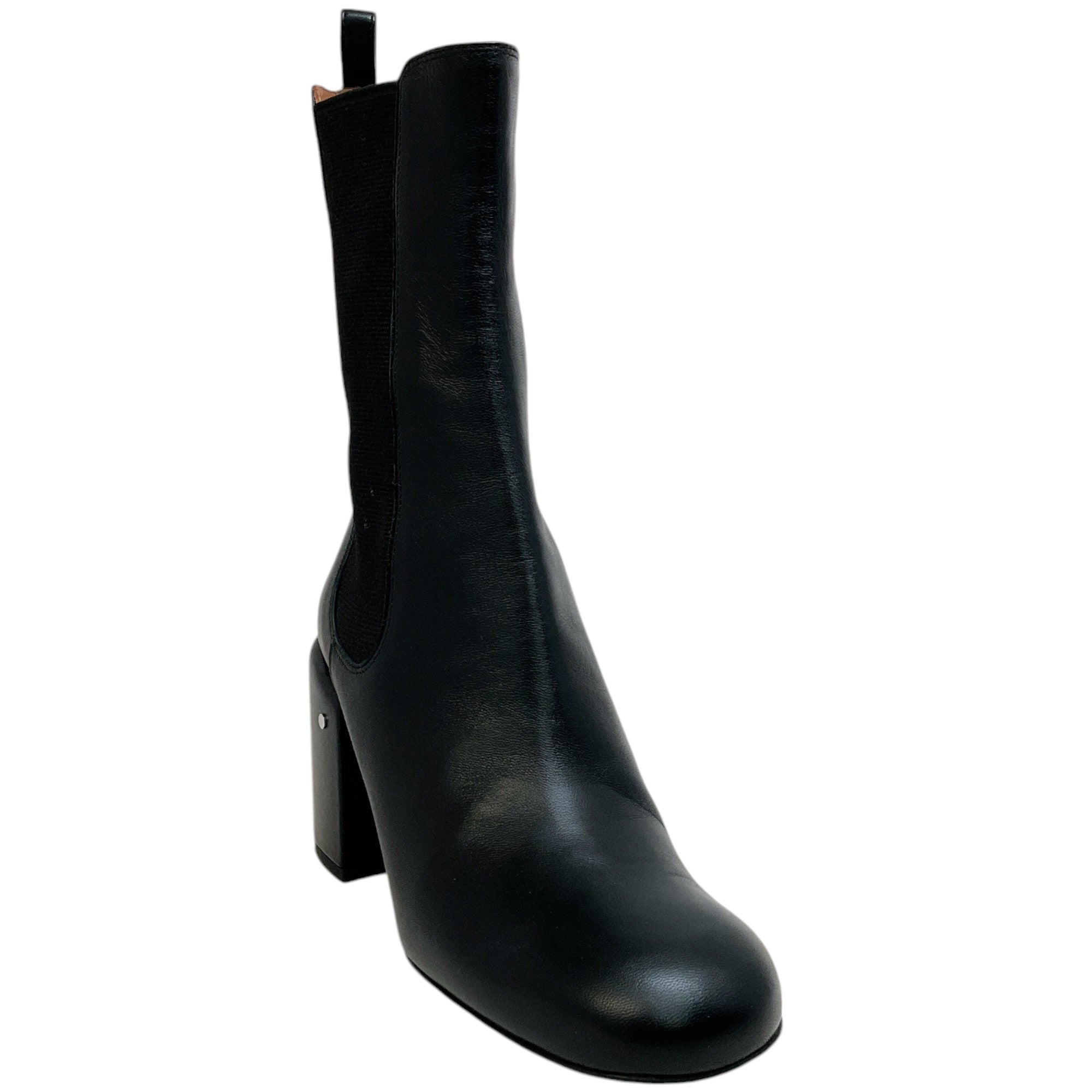 Laurence Dacade Elen Black Leather Ankle Boots for Women - Stylish & Comfortable Winter Boots for Casual Outfits & Office Wear