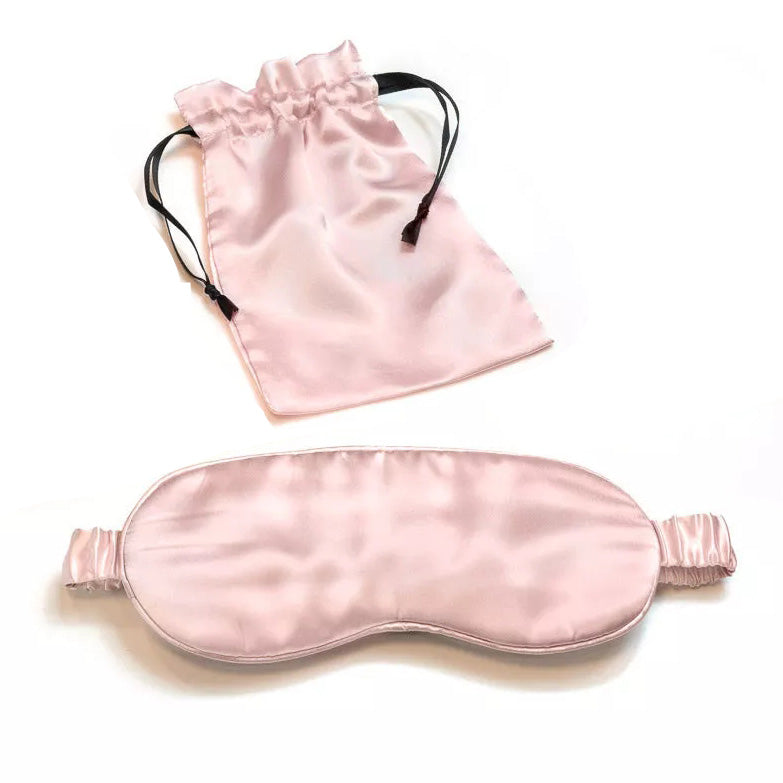 Luxury 100% Mulberry Silk Sleep Eye Mask with Adjustable Silk Strap - Perfect for Travel, Meditation & Deep Sleep