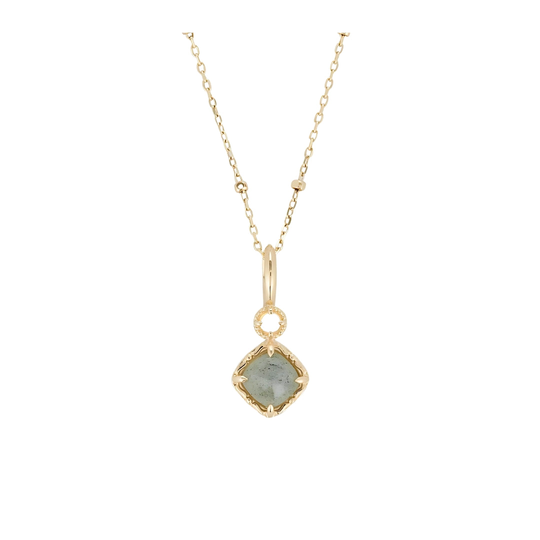 925 Sterling Silver Labradorite Pendant Necklace for Women - Elegant Healing Crystal Jewelry Gift | Spiritual Protection, Meditation & Everyday Wear