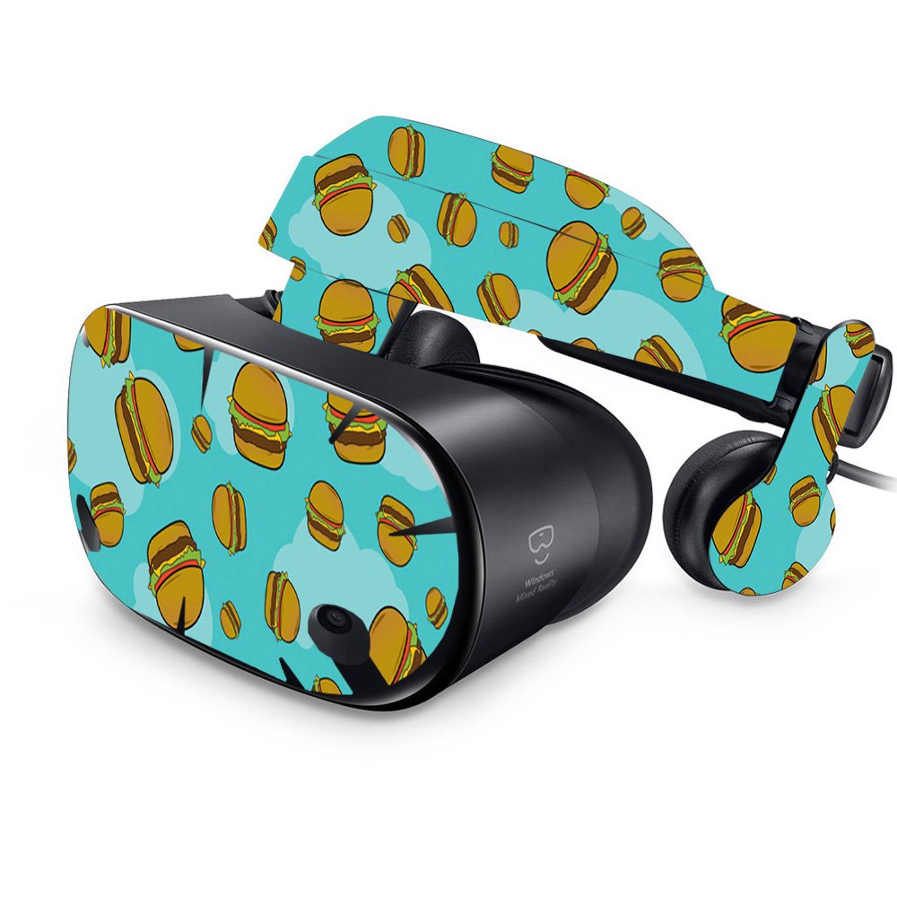 MightySkins Protective Vinyl Decal Wrap Cover for Samsung Odyssey VR Headset - Burger Heaven Design | Durable, Customizable Skin | Easy to Apply & Remove | Made in USA | Perfect for Gaming, VR Enthusiasts & Collectors