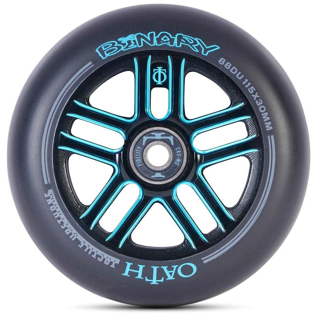 Oath Binary Wheels 30mm Wide - High-Performance Skateboard Wheels for Smooth Riding & Tricks | Perfect for Street Skating & Park Rides