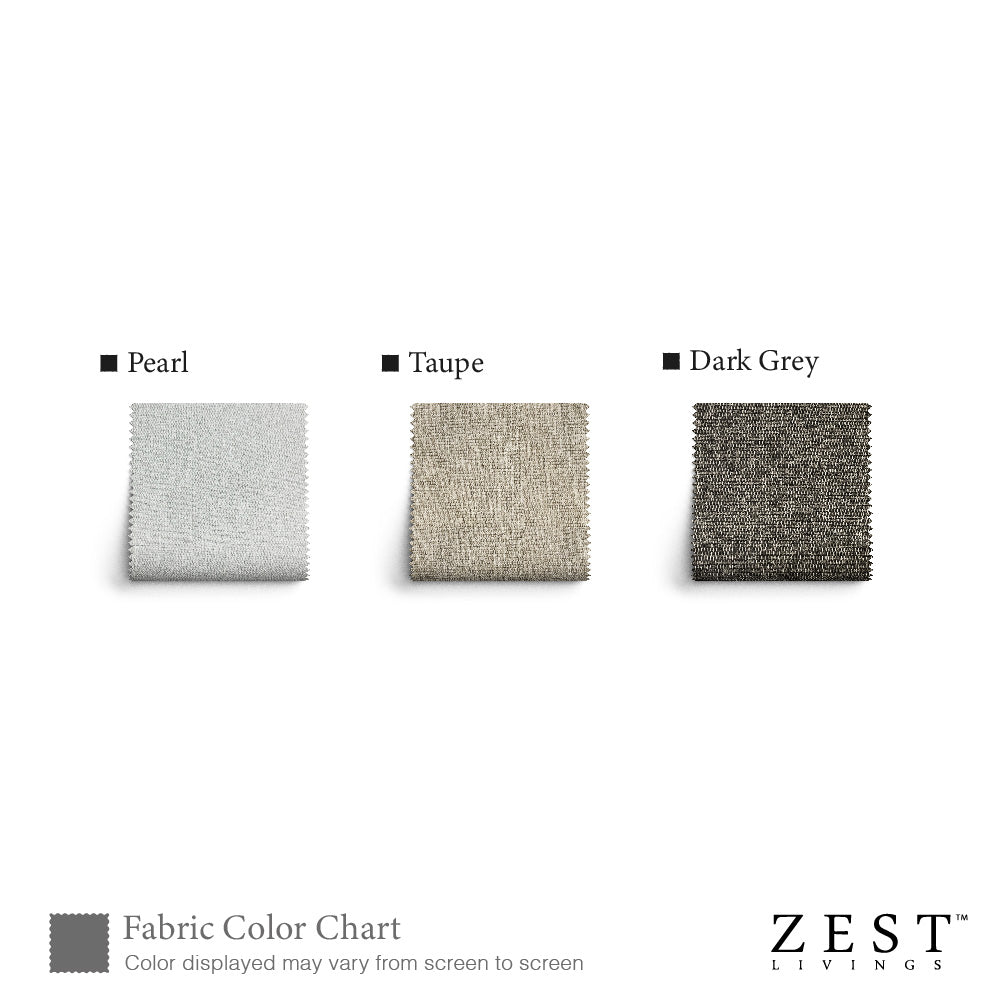 Pebble Armless Sectional Chair - Modern Comfort & EcoClean Fabric - Perfect for Living Room, Office, or Lounge Areas