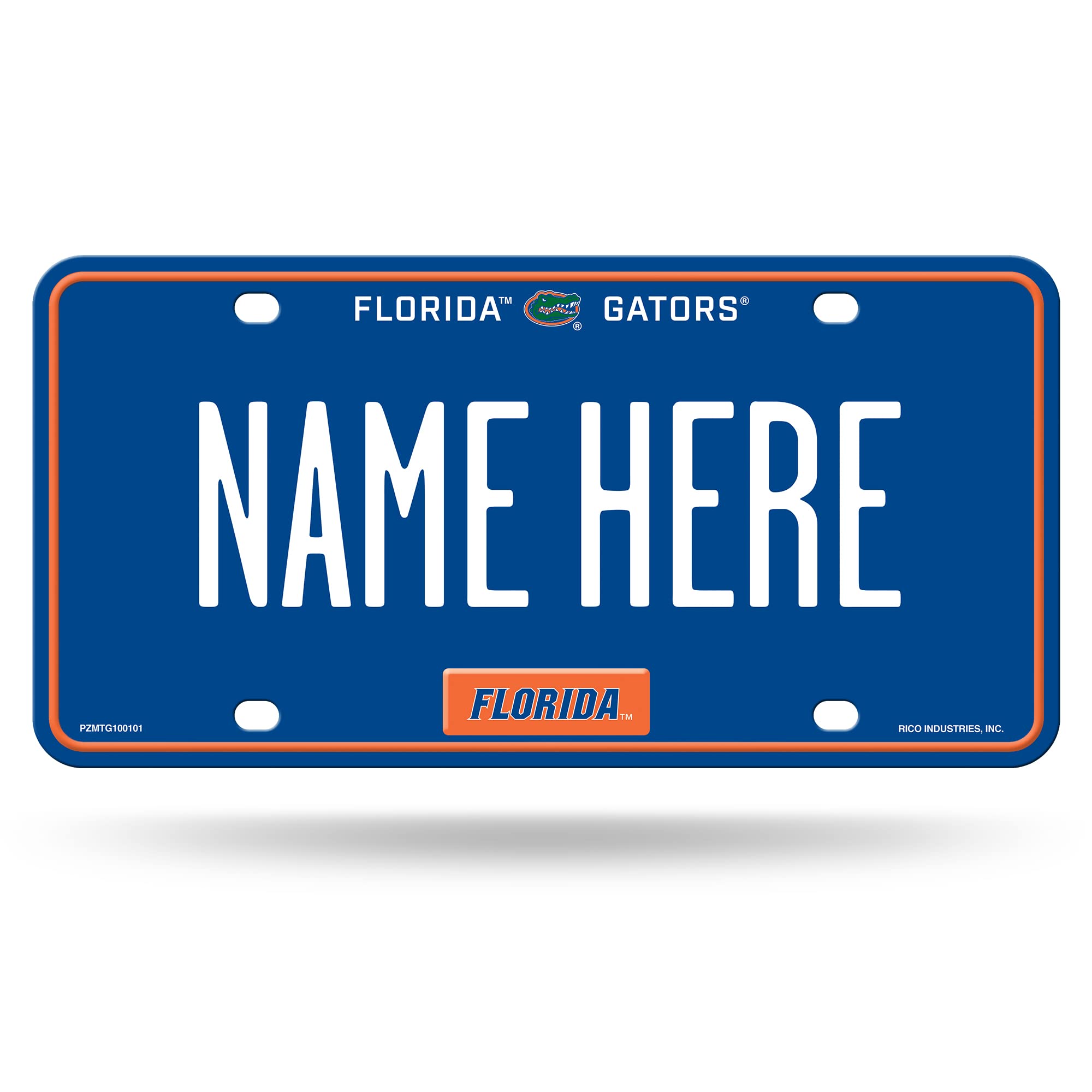 NCAA Team Personalized Metal License Plate 8.5 x 11 Inches - Custom Car Tag for Trucks, SUVs & Vehicles - Perfect Gift for College Sports Fans (Men & Women) - Great for Tailgating, Game Day Decor & Fan Showcase