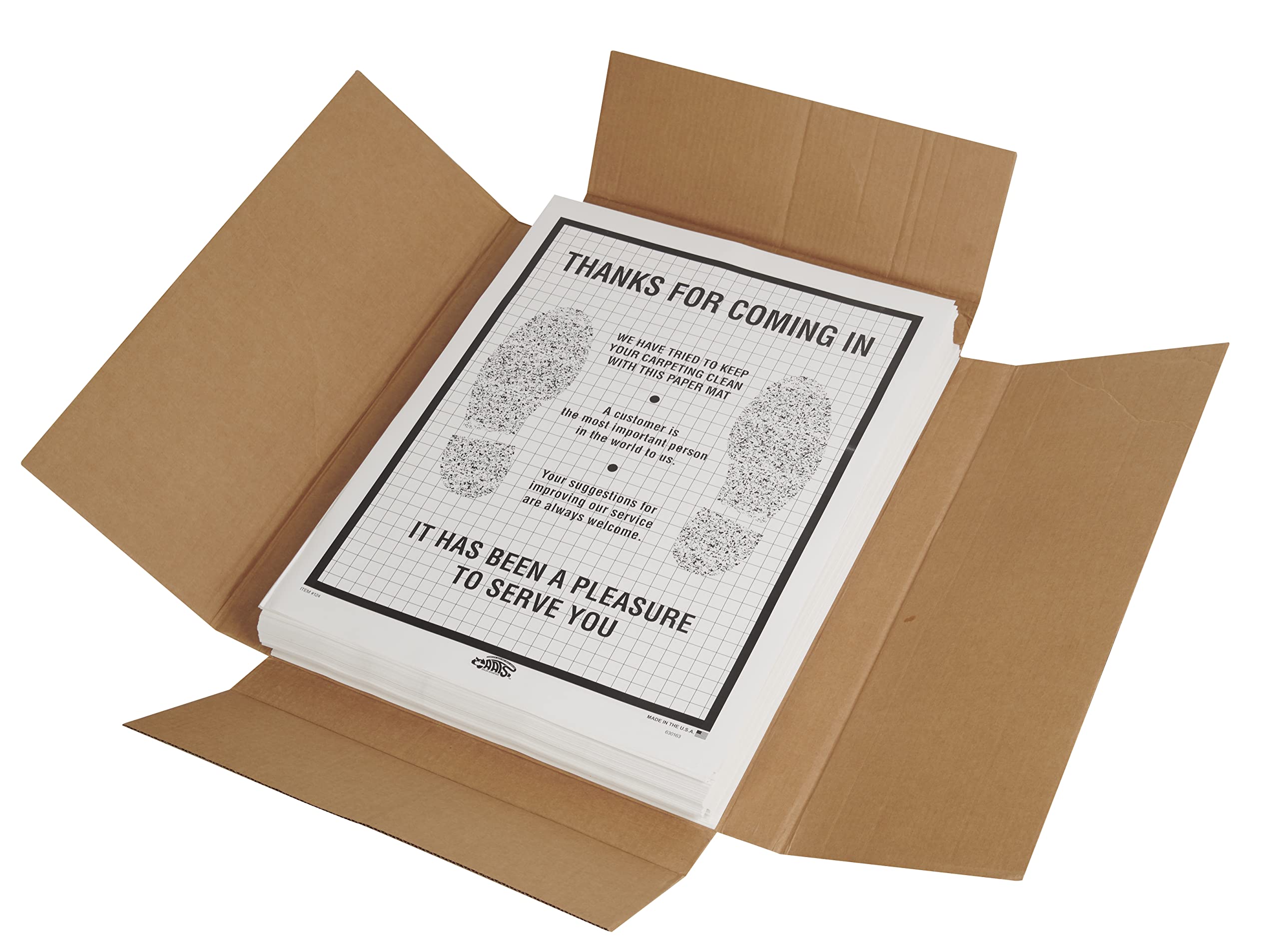SSWBasics 17x22 Inch Disposable Car Floor Mats - 500 Pack | Waterproof Auto Paper Mats for Mechanics, Car Shops, Dealers, Buses & Taxis | Perfect for Vehicle Protection & Easy Cleanup