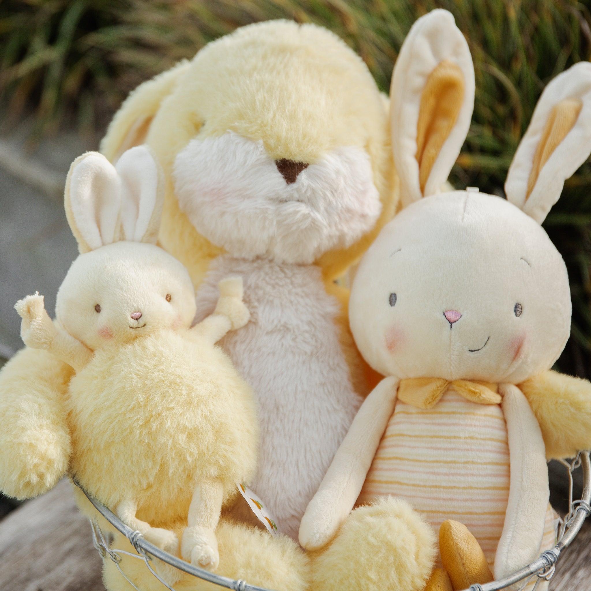 Roly Poly Bunny Lemongrass Aromatherapy Stuffed Animal - Cute Tumbler Toy for Kids & Home Decor | Perfect for Stress Relief, Nursery Decor, and Playtime Fun