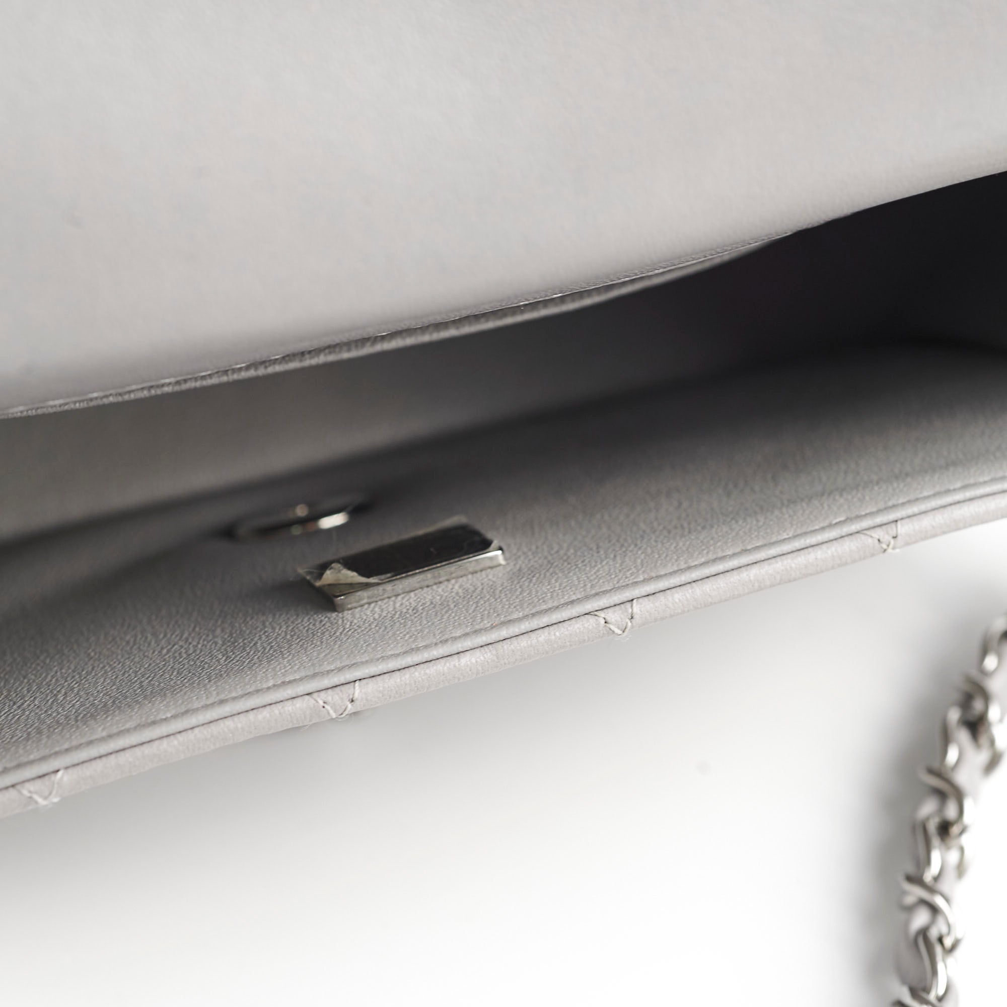 Chanel Mini Rectangle Grey Microchip Crossbody Bag - Luxury Designer Handbag for Women | Perfect for Parties, Dates & Everyday Use