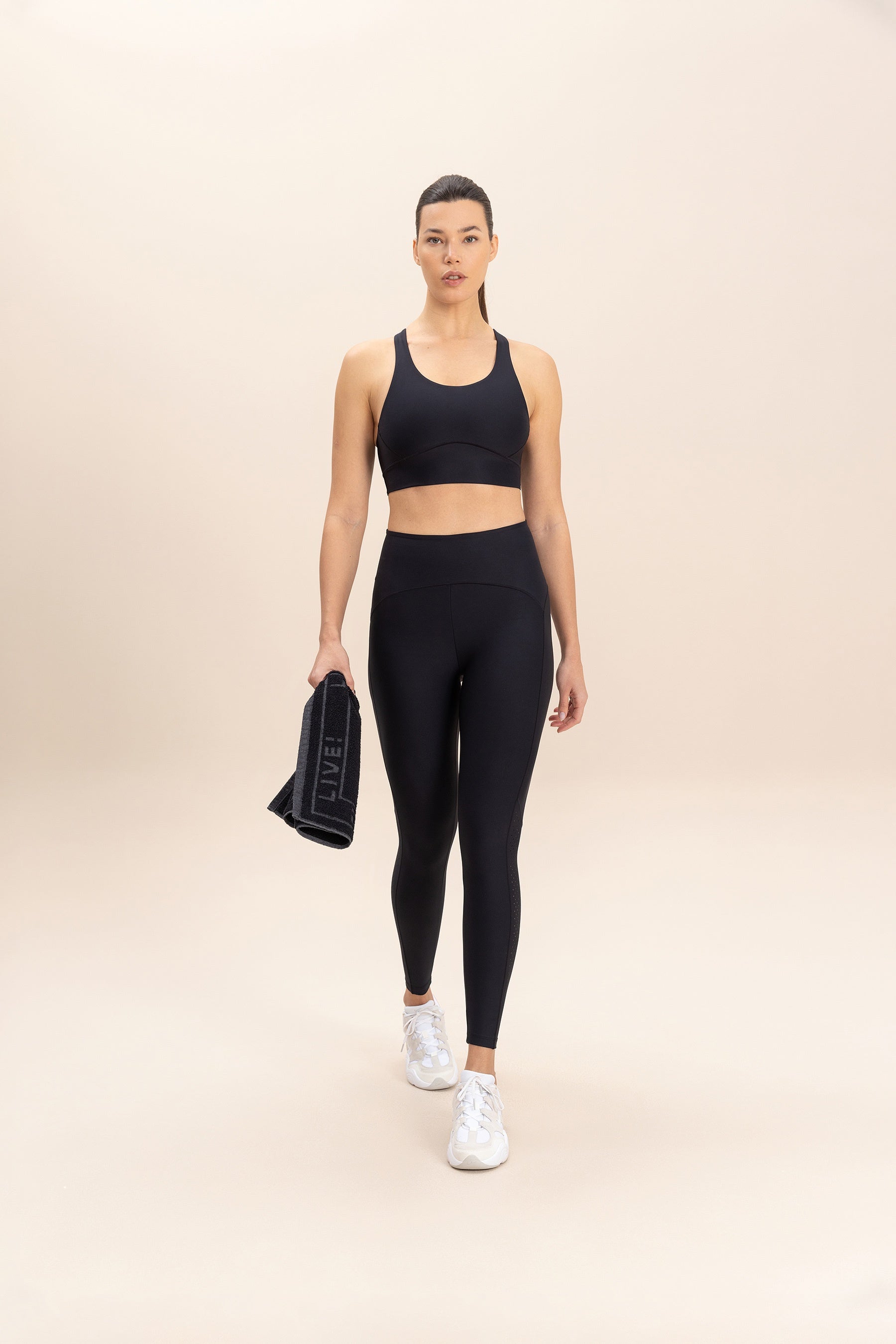 Aero Lazer Neoprene Sports Bra for Women - High Impact Workout, Running, Yoga & Gym - Breathable Supportive Fitness Top for Active Lifestyle
