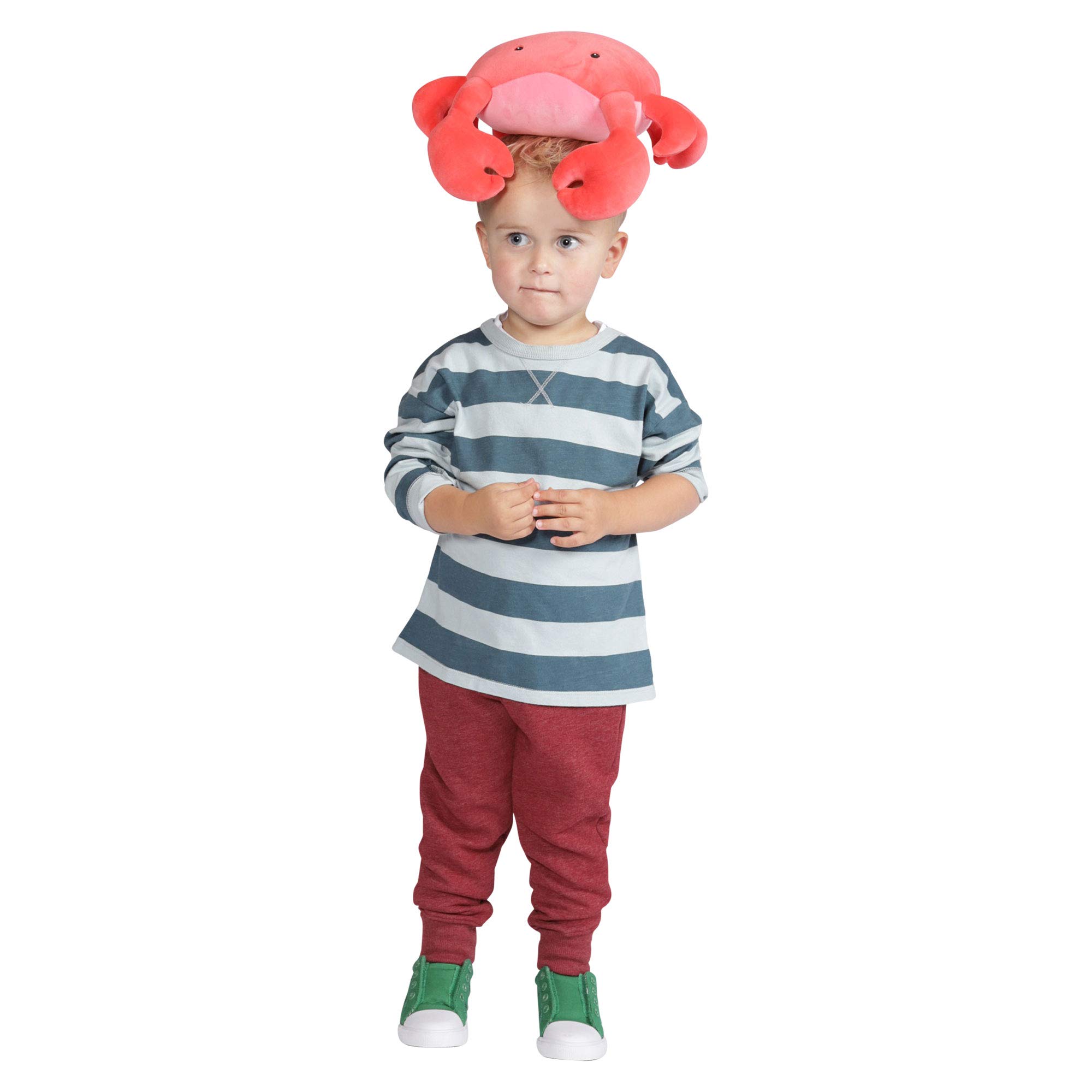 Crabby Abby Velveteen Stuffed Animal - Soft Plush Crab Toy, 12 Inches, Perfect for Kids' Bedtime, Nursery Decor & Ocean-Themed Gifts