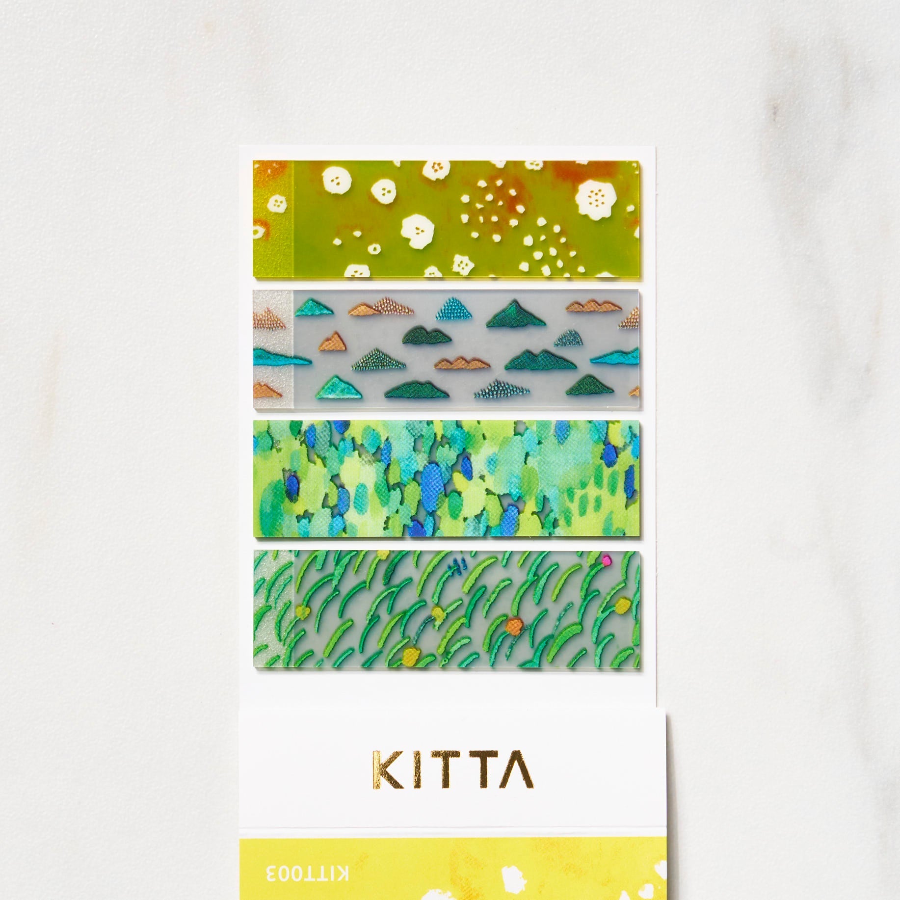 KITTA Clear Masking Tape Stickers by KING JIM - 30 Sheets for Scrapbooking, Journaling, and DIY Crafts - Perfect for Office, School, and Home Organization