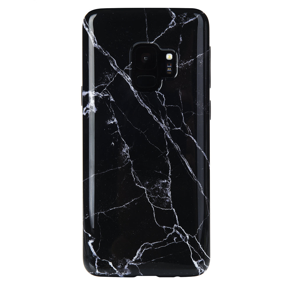 Samsung Galaxy Phone Case - Premium Black Marble Design | Slim Protective Cover for Samsung S21/S20/S10/S9 | Stylish & Durable for Everyday Use