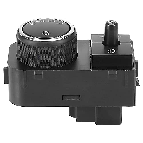 2007-2013 Chevrolet Silverado 1500 Headlight Switch & Dash Panel with Dimmer & Dome Light Control | OEM 25858705 Replacement | Black Interior Upgrade for Night Driving & Cab Lighting