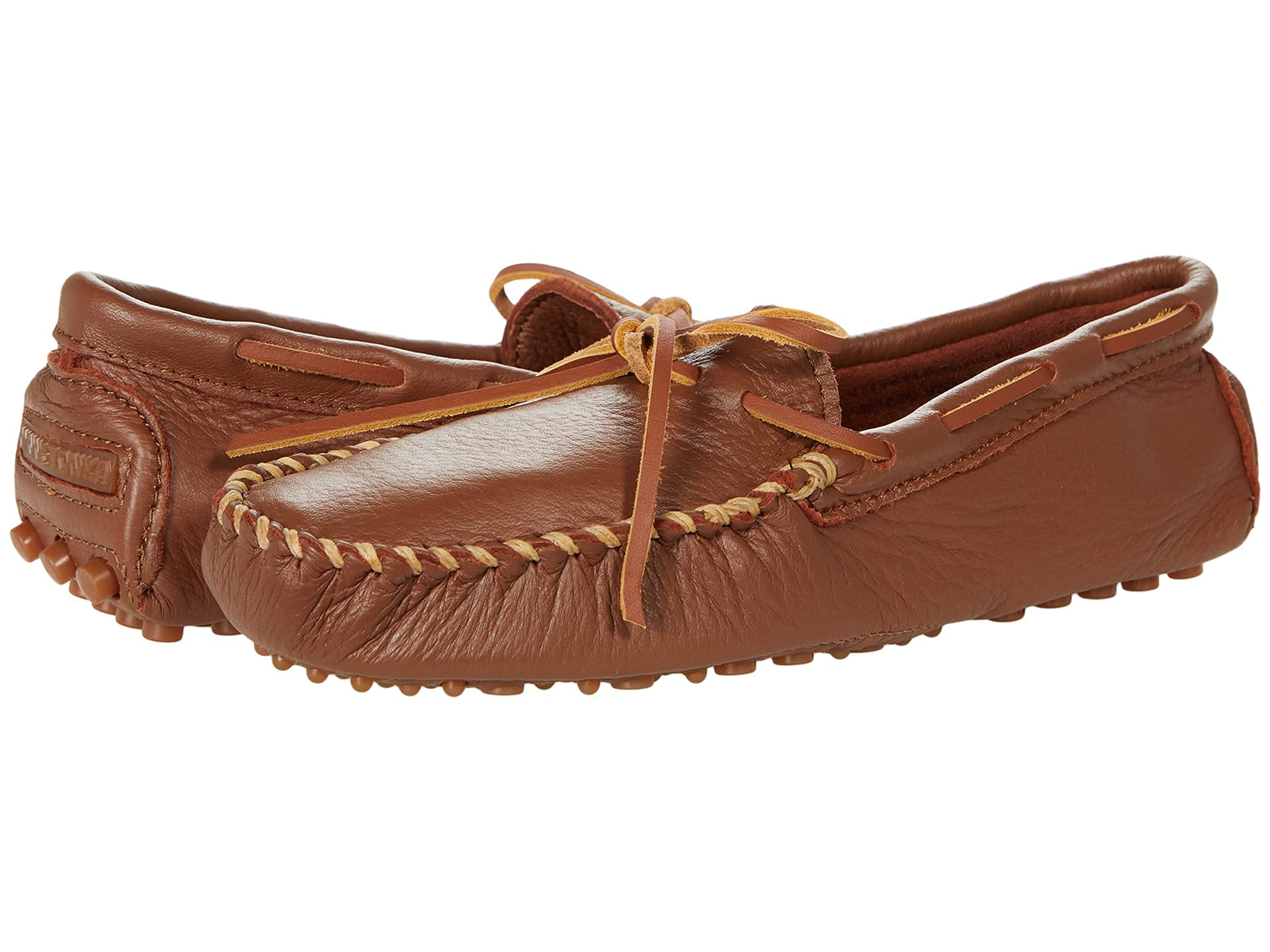 Minnetonka Classic Driver Moccasin Shoes for Men & Women | Genuine Leather Slip-On Comfortable Driving Loafers | Perfect for Casual Wear, Road Trips & Everyday Use