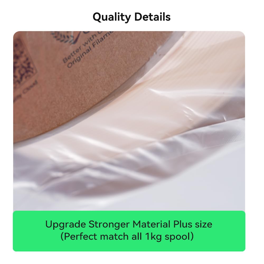 Creality 3D Printer Filament Vacuum Storage Kit - 10 Vacuum Bags with Desiccants, Sealing Clips & Hand Pump (350x350mm) | Keep Filament Dry for PLA, ABS, PETG | Perfect for Long-Term Storage & Moisture Protection