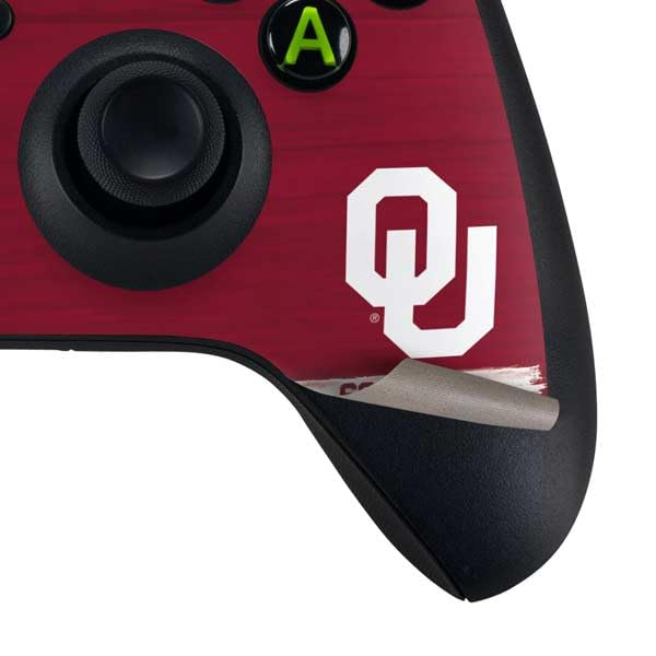 Official University of Oklahoma Sooners Gaming Skin Decal for Xbox Series X Bundle - Custom Protective Cover with Team Logo - Perfect for Gamers, Collectors & OU Fans