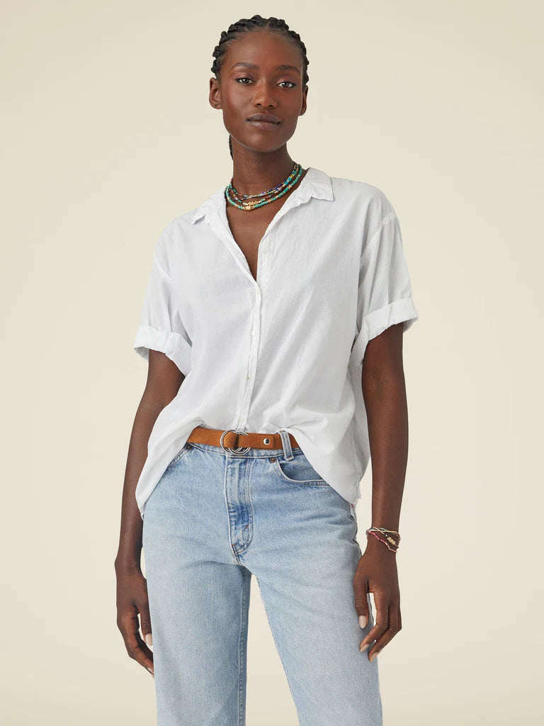 Premium Channing Cotton Shirt for Men - Soft Breathable White Button Down Shirt - Perfect for Office, Casual Wear & Date Nights