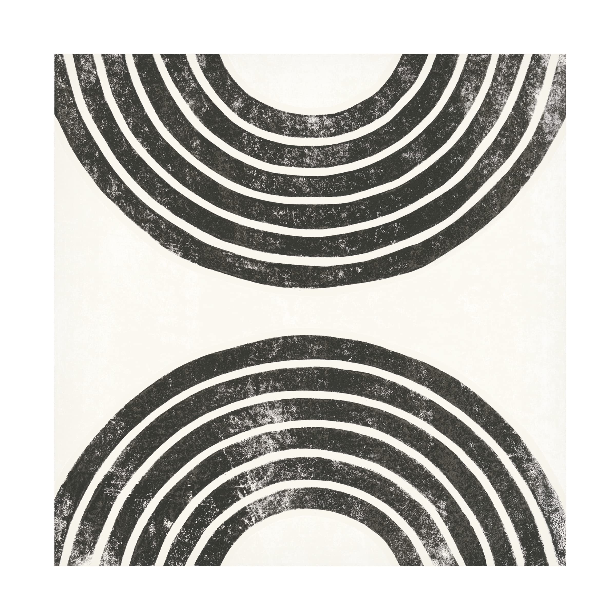 Trademark Fine Art 'Over the Rainbow BW I' Canvas Wall Art Print by Moira Hershey - Modern Black & White Landscape Photography for Living Room, Bedroom & Office Decor