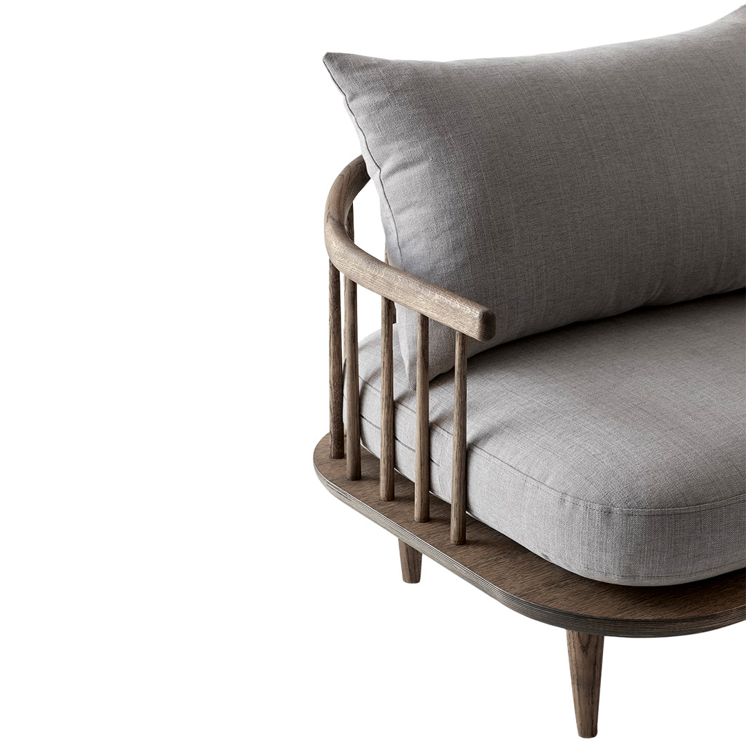 FLY SC12 3-Seater Sofa - Modern Fabric Couch for Living Room, Comfortable Sectional Sofa for Home & Office, Perfect for Small Spaces & Family Gatherings